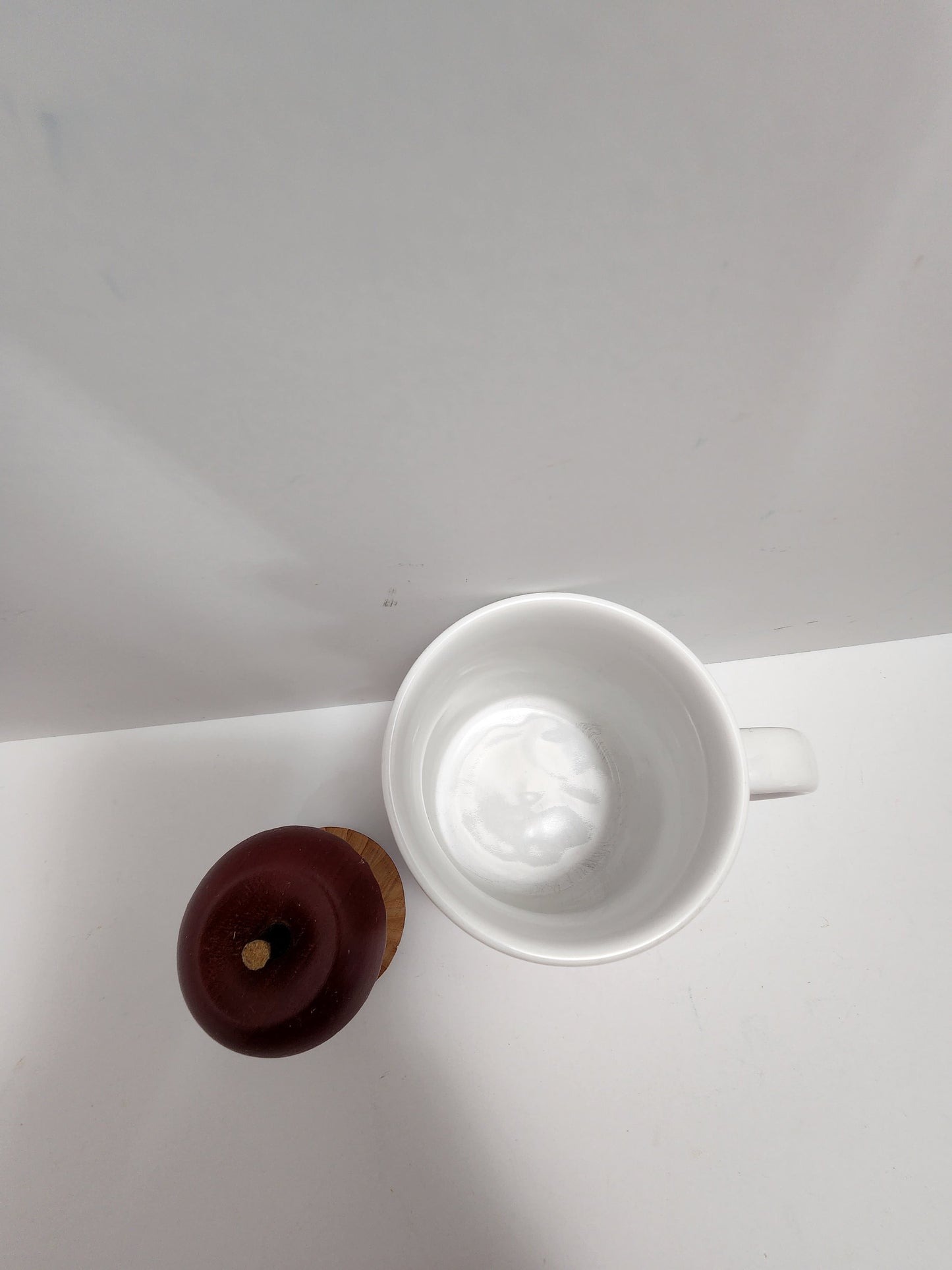 Vintage Teachers Gift Set Hand Carved Apple and Hallmark Hugs Teacher Mug - Teacher - Teacher Desk - Teacher Gift - Hand Carved - Apple -Mug