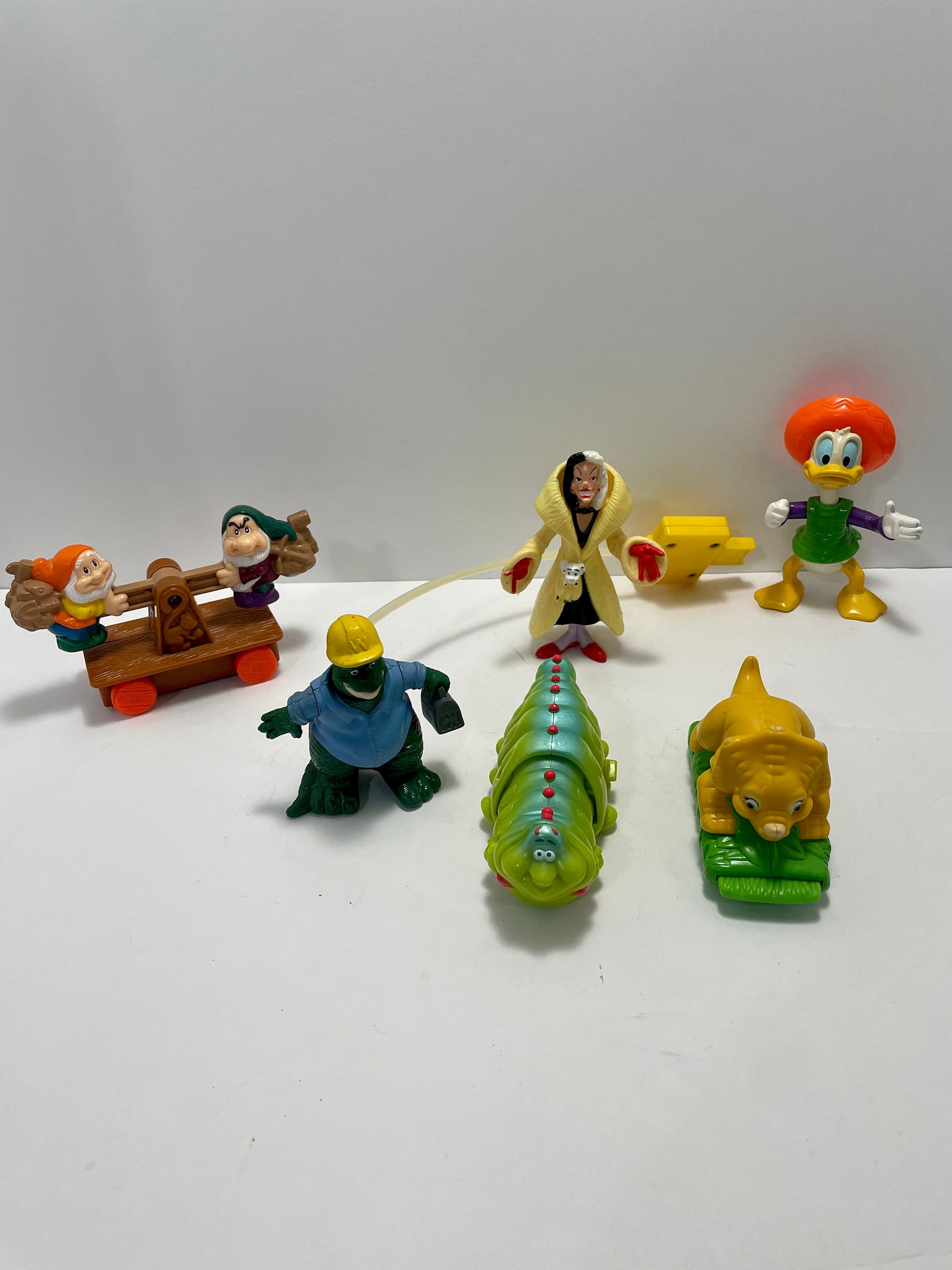 Vintage Disney, Pixar, Universal | Dalmatians, Snow White, Dinosaurs, Donald Duck, Bugs Life, & Land Before Time