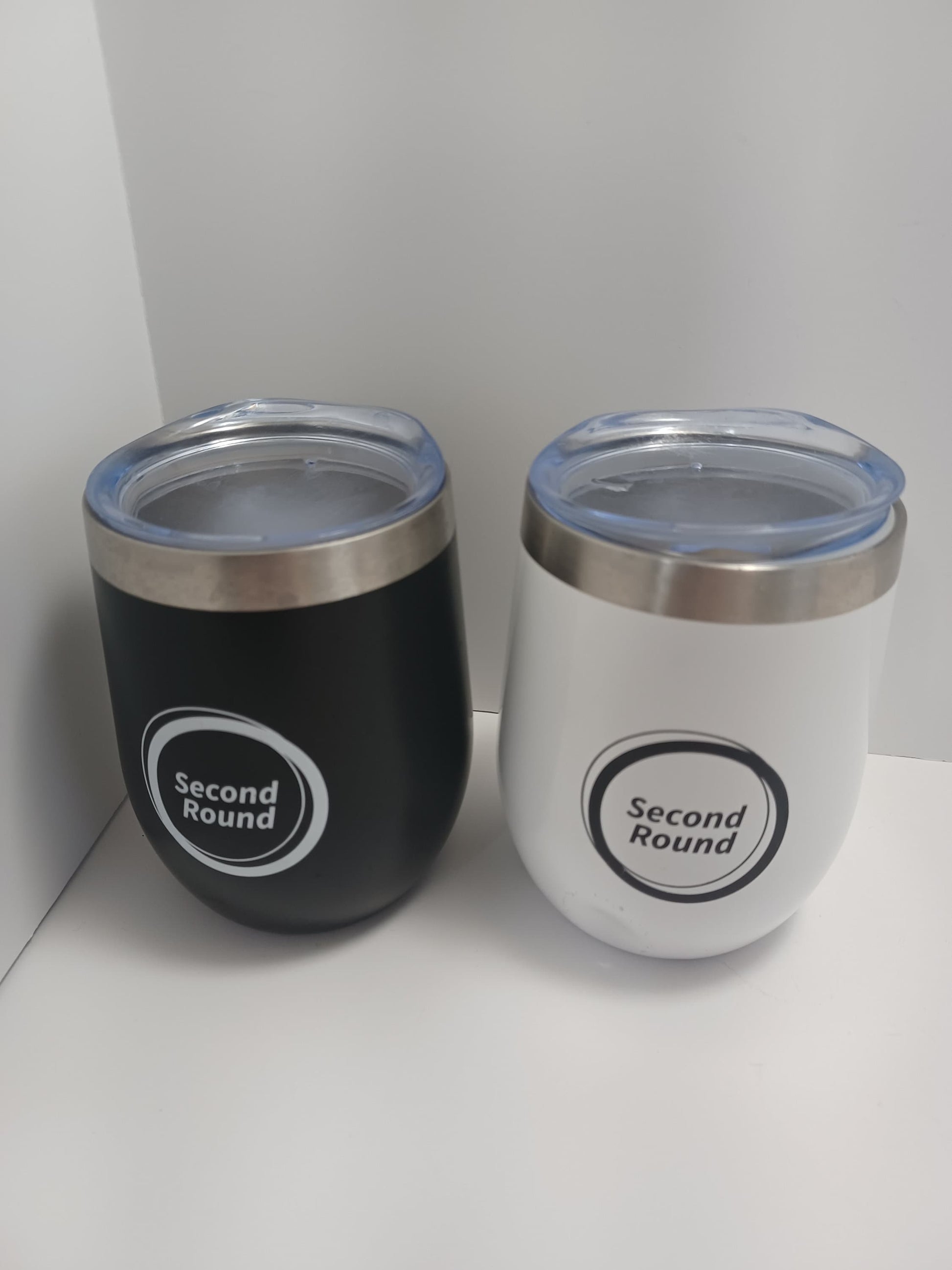 12oz Wine Tumbler Set Of 2 - Wine Tumbler - 12oz Tumbler - Drinkware Set