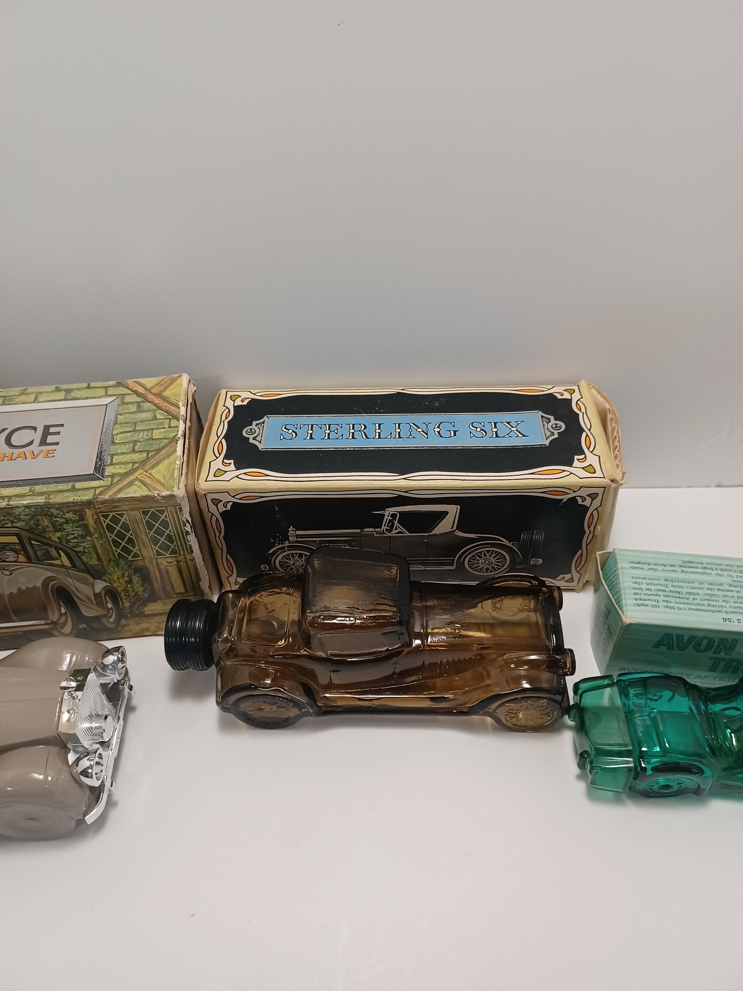 Vintage 1950-1980 Avon Bottles - Rolls Royce - Triumph TR3 - Vintage Avon - Vintage Cars - Avon Cars - Aftershave Cars