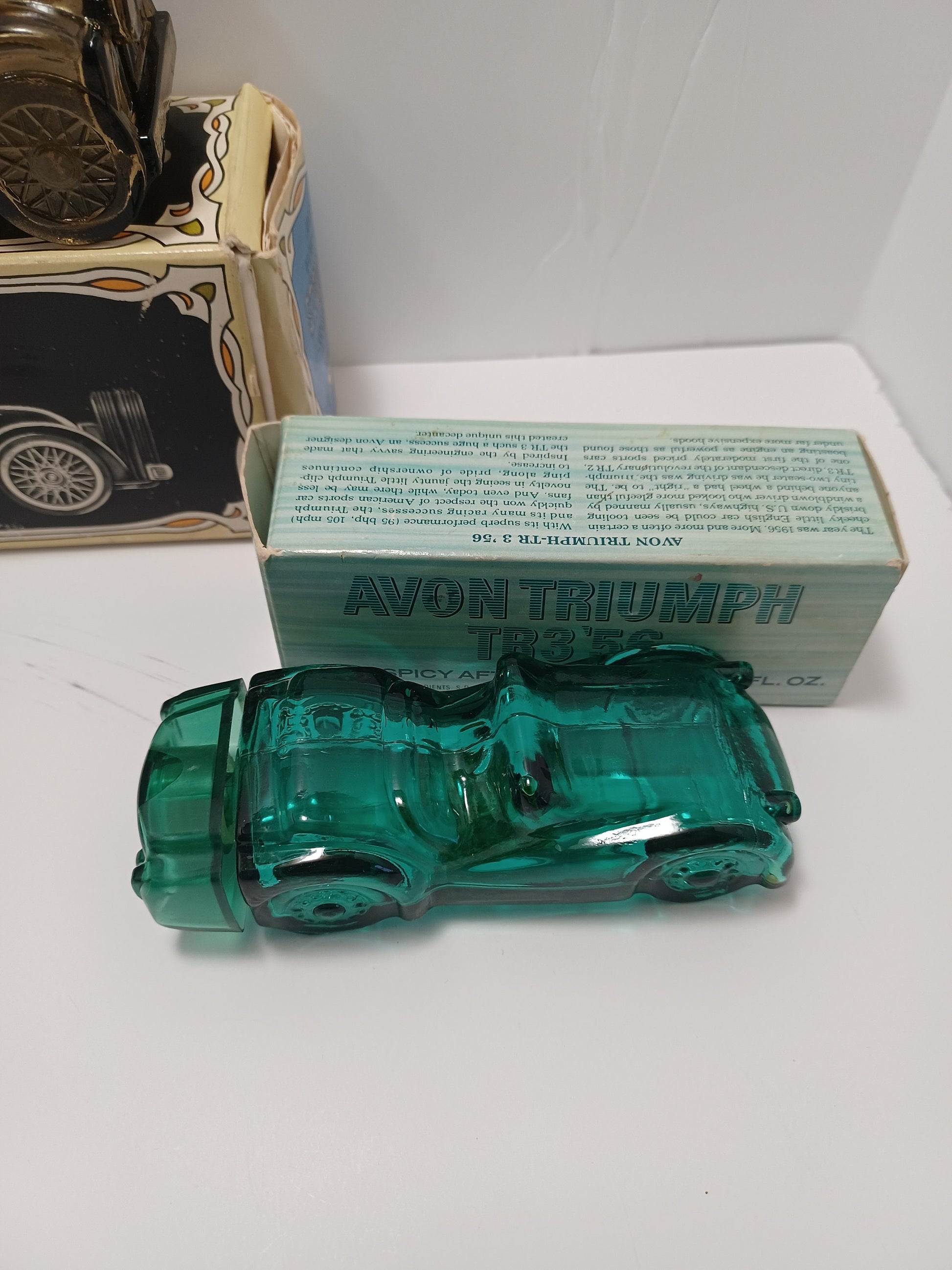 Vintage 1950-1980 Avon Bottles - Rolls Royce - Triumph TR3 - Vintage Avon - Vintage Cars - Avon Cars - Aftershave Cars