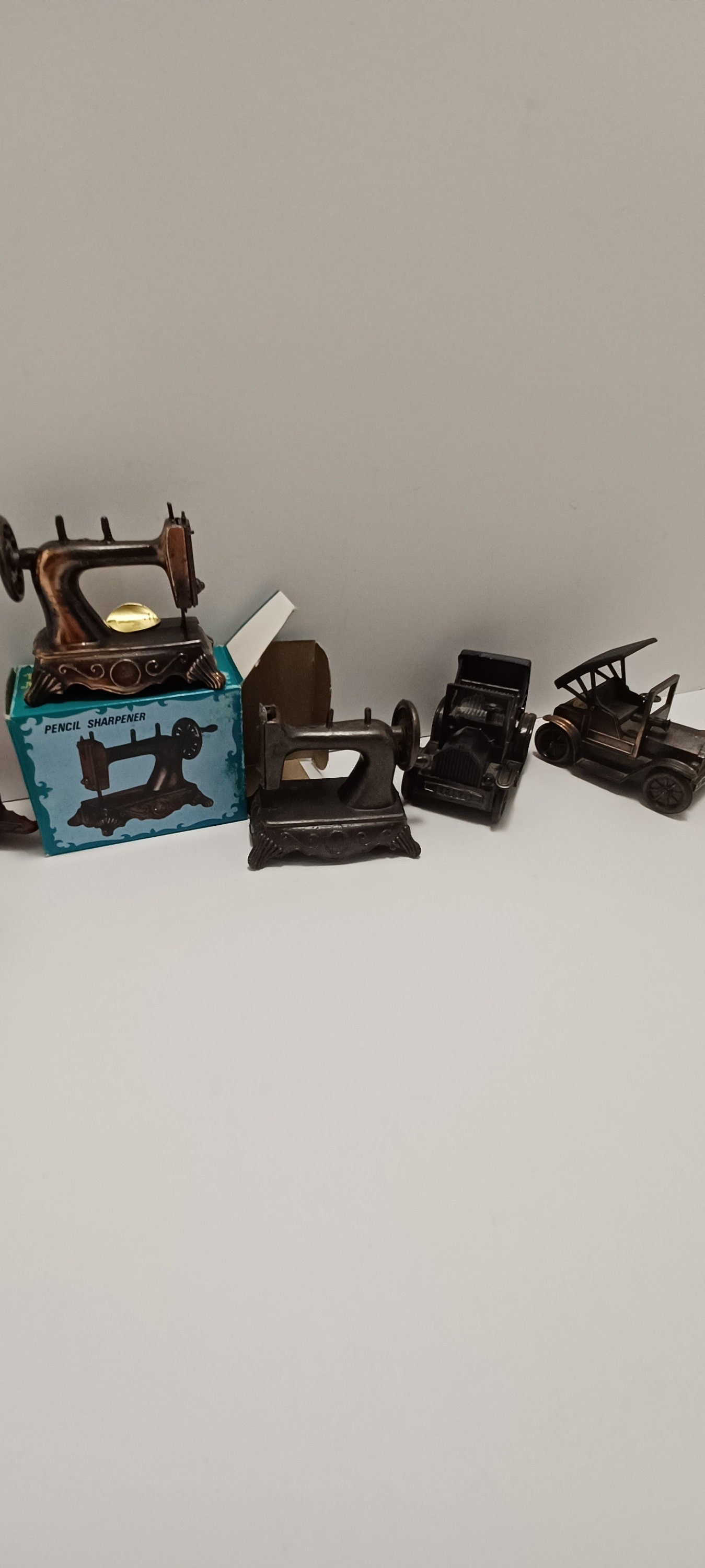 Vintage Die Cast Minature Antique Finished Pencil Sharpeners - Pencil Sharpener - Die Cast Minatures - Antique Finished - Ford Model T