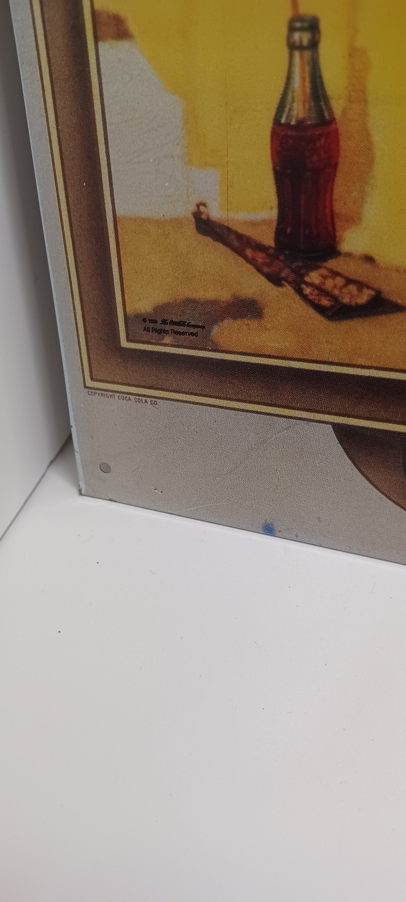 Texaco Sign Norman Rockwell Coca Cola 1999 Sign - Vintage Signs - Coca Cola - Coca Cola Signs - Texaco - Texaco Signs - Metal Signs