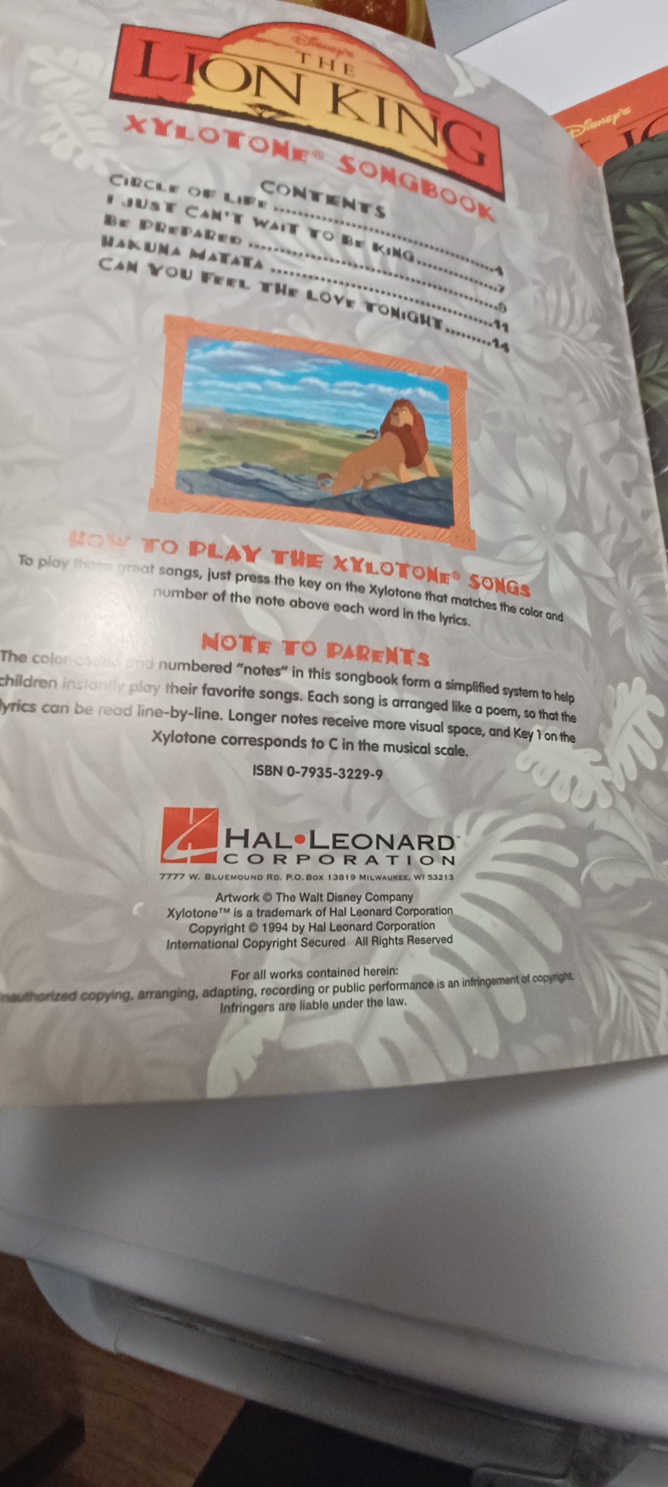 Vintage The Lion King Books Lot of 4 One Songbook - The Lion King - Disney - Disney Books -Sing A Long - Song Book - Simba - Vintage Disney