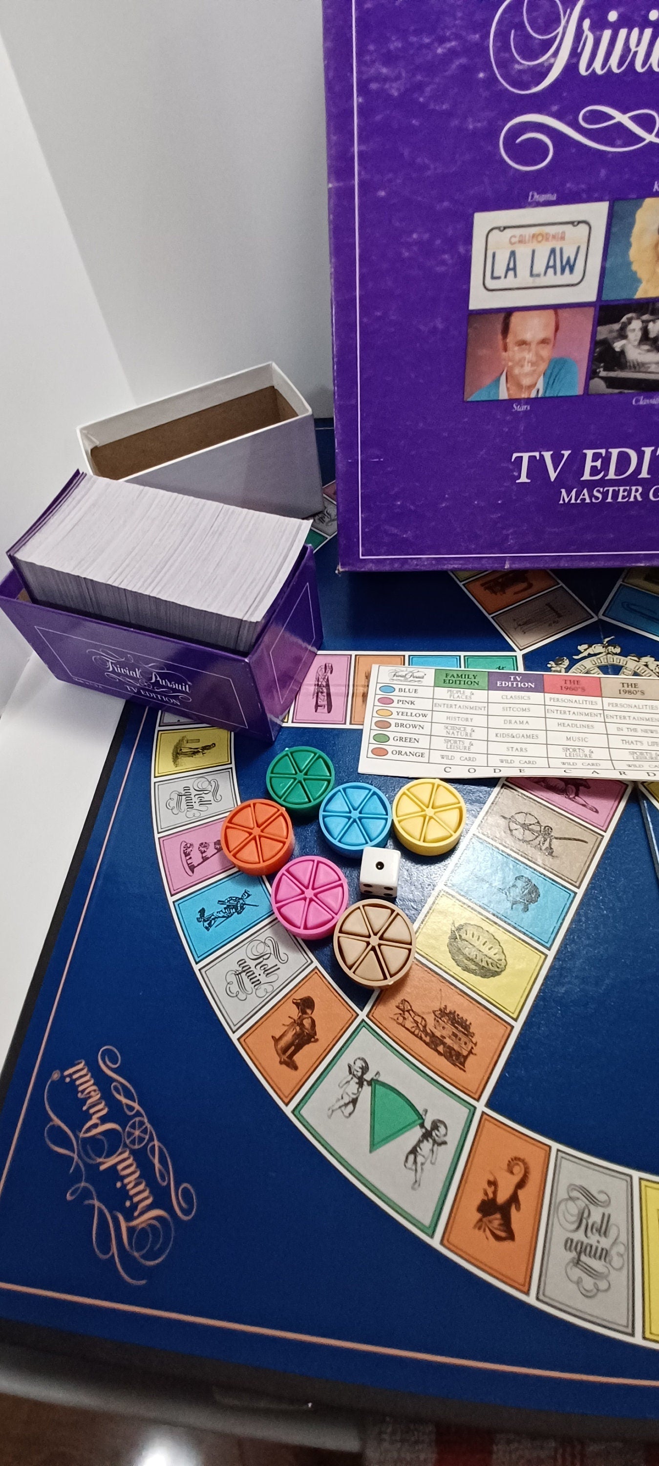 Vintage 1980s Trivial Pursuit Family Board Games - Disney - Disney Trival Pursuit - Board Games - Vintage Board Games - TV Games - Family