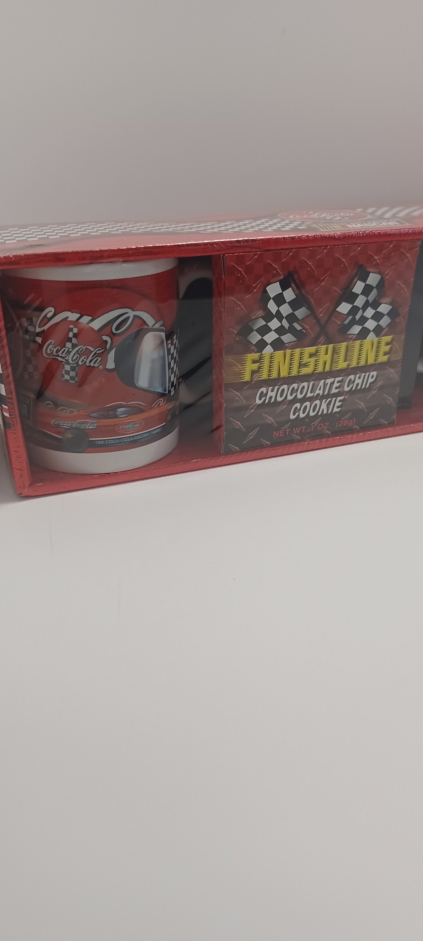 Coca Cola Nascar 2 Mug Gift Set Chocolate Chip Cookies New In Box - Nascar - Gift Set - Mugs - Coffe Mugs - Coca Cola - Coke