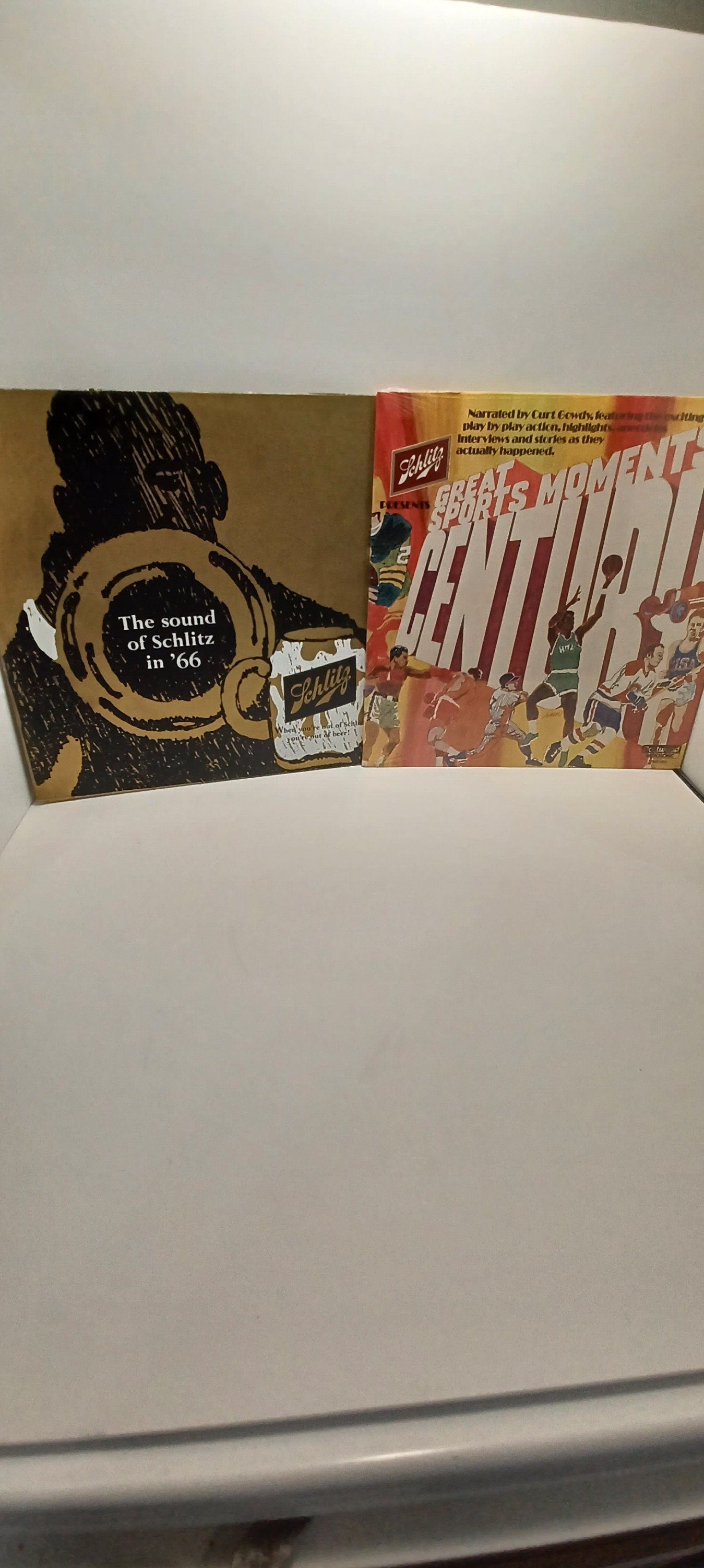 Joseph Schlitz Brewing Co Vinyl Records - The Sound Of Schlitz 1966 - Schlitz Sports Vinyl - Vinyl - Records - Sports Record - Schlitz Beer