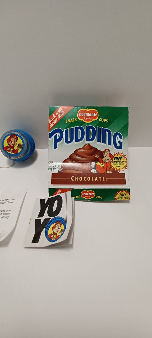 Alvin and The Chipmunks YoYo 1991 - Del Monte Pudding - Alvin and the Chipmunks - Alvin - Yoyo - Vintage YoYo - Del Monte Pudding