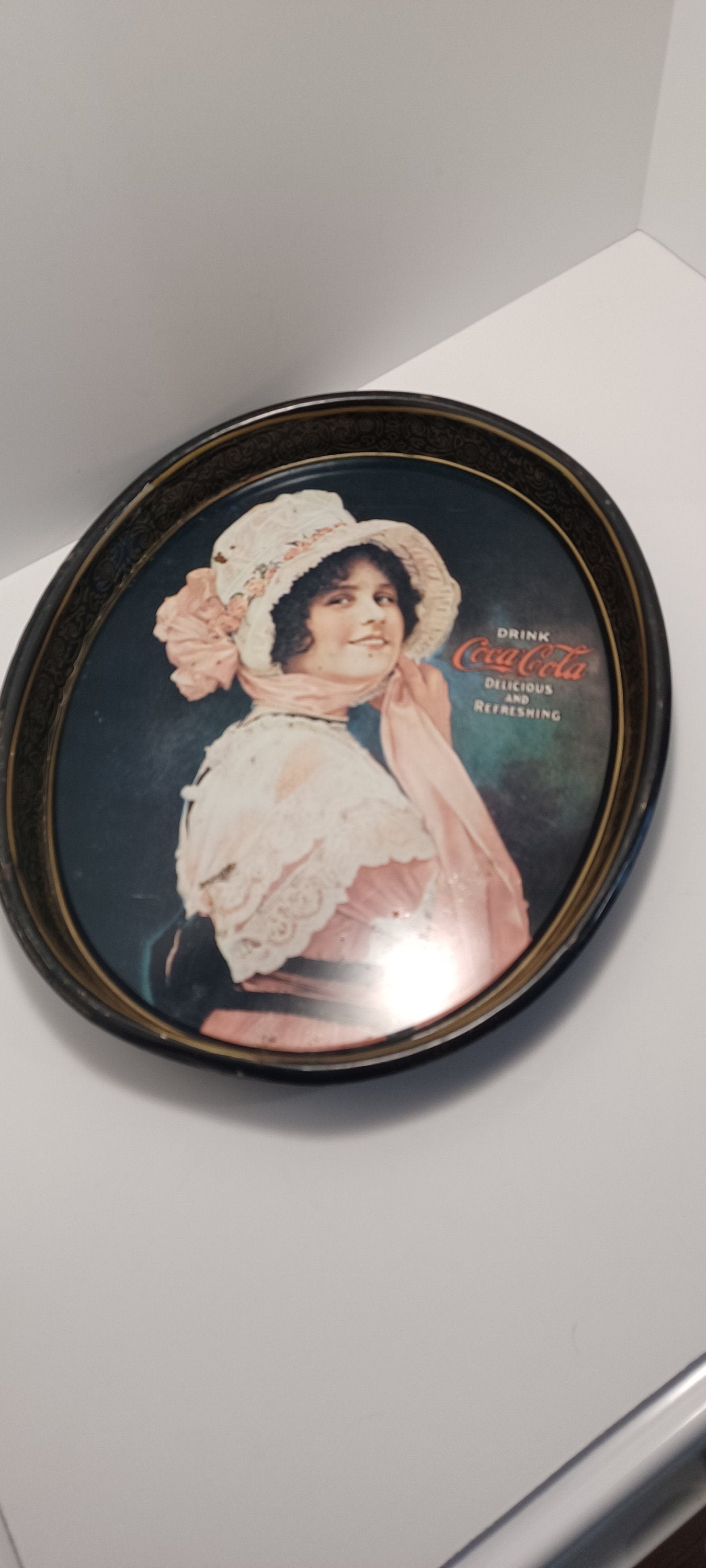 Vintage Coca Cola Oval Serving Tray - Serving Tray - Coca Cola - Coke - Vintage Coke - Vintage Serving Tray - Tray - Coca Cola Tray