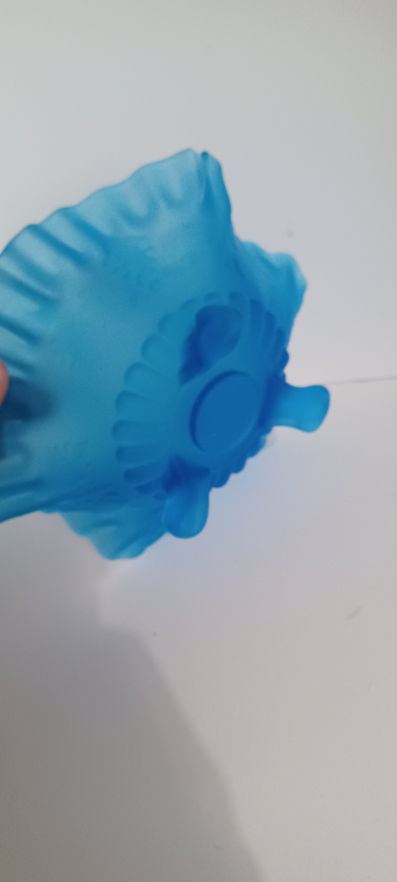 Vintage Westmoreland Paneled Blue Mist Crimpted Footed Candy Dish - Vintage Glass - Westmoreland - Candy Dish - Glass - West More Land