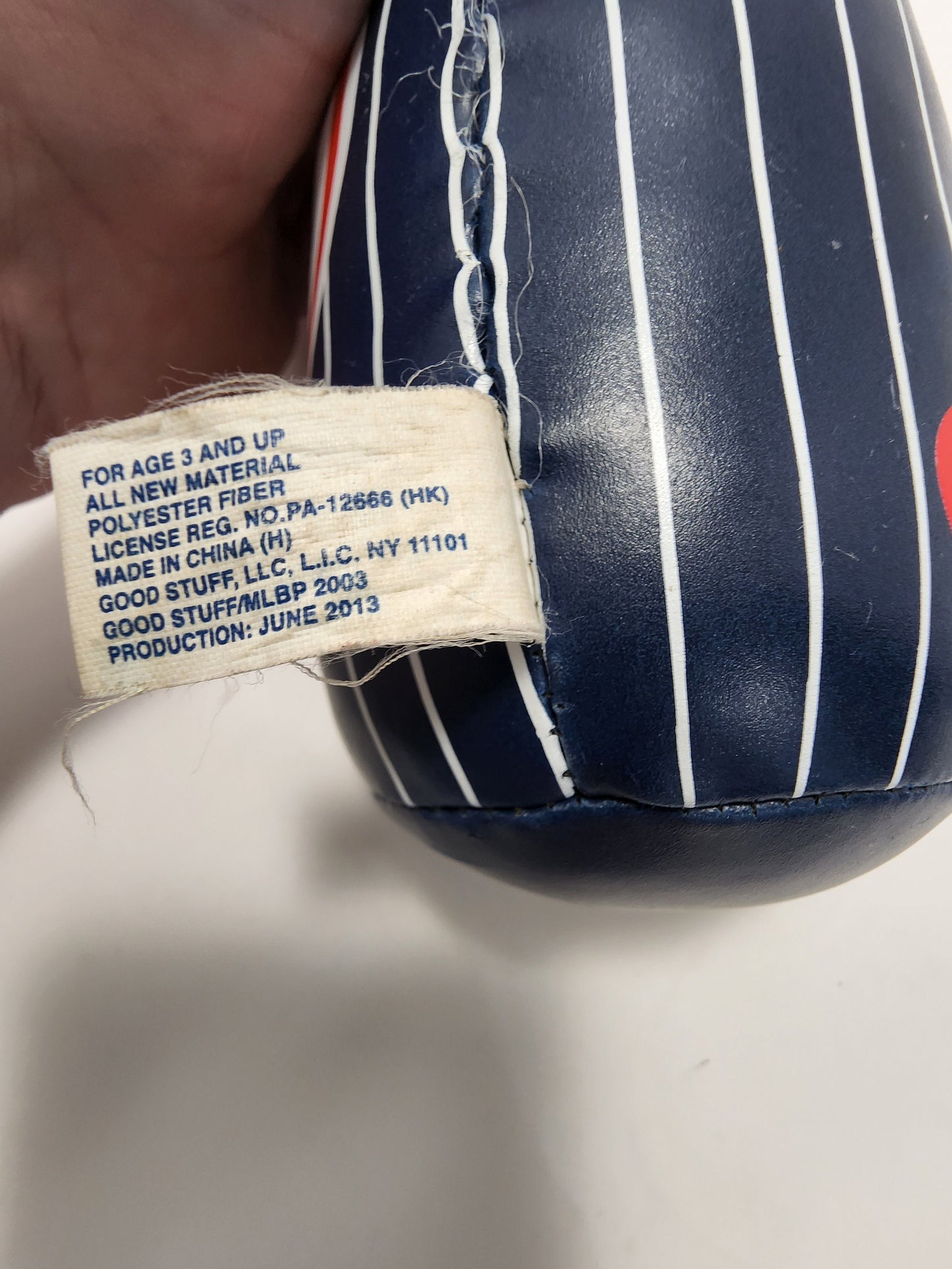 Vintage 1999 New York Yankees Plush Baseball Bat Toy - New York Yankees - Baseball Bat - Yankees - New York Yankees Collectables - MLB