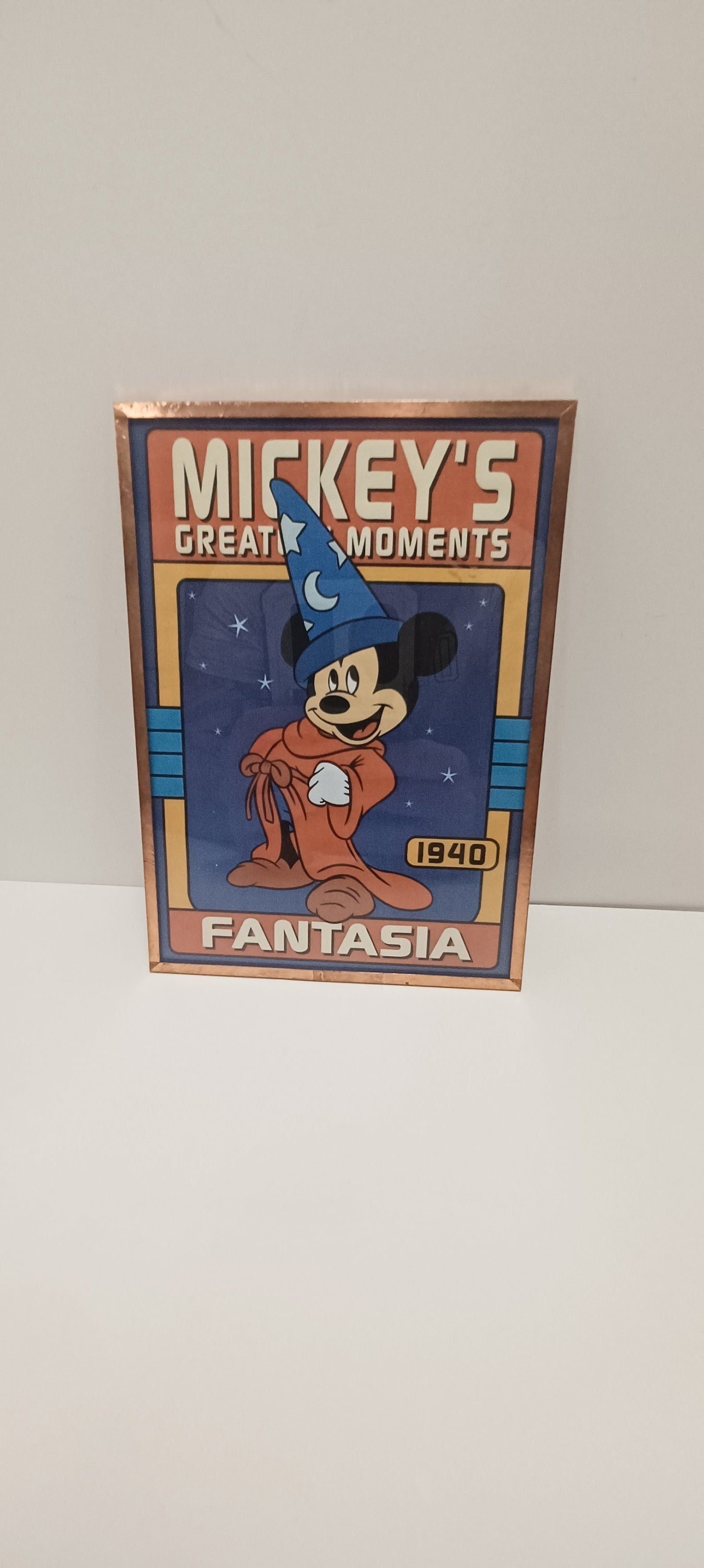 Mickey's Greatest Moments Fantasia 1940 Sign - Walt Disney - Disney Signs - Fantasia - 1940 Walt Disney - Disney Signs - Mickey Mouse