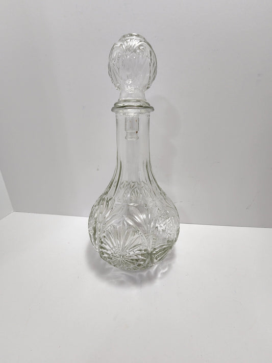 Anchor Hocking Wine Decanter - Wine - Decanter - Anchor Hocking - Glass - Collectable Glass - Apothecary Jar - Candy Dish - Glass