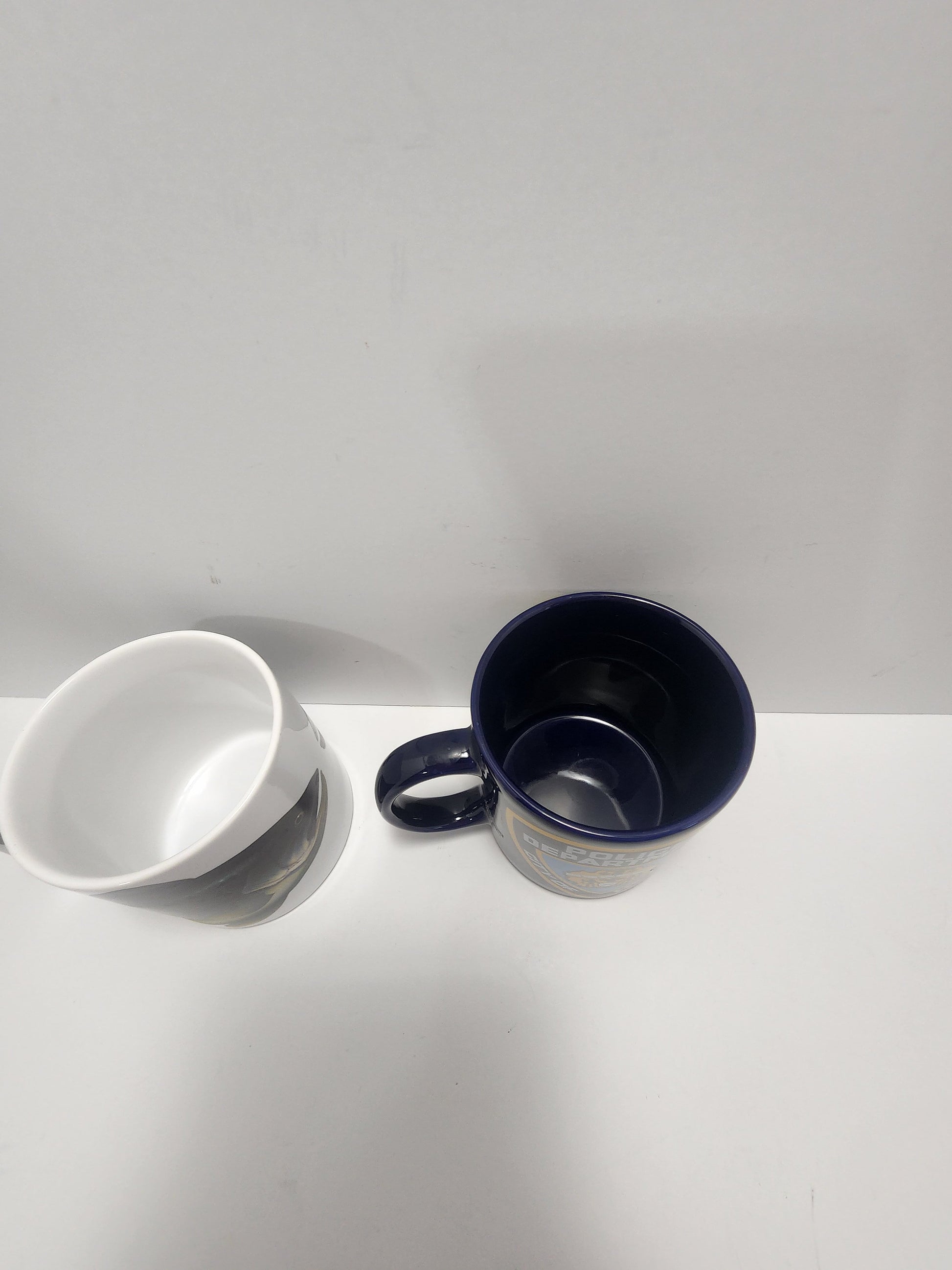 Vintage 1990 Bass Fishing Coffee Mugs and NYPD Coffee Mug - Mugs - Coffee Mug - NYPD - Fishing - Bass - Fishing Mug - Police - NYPD Mug