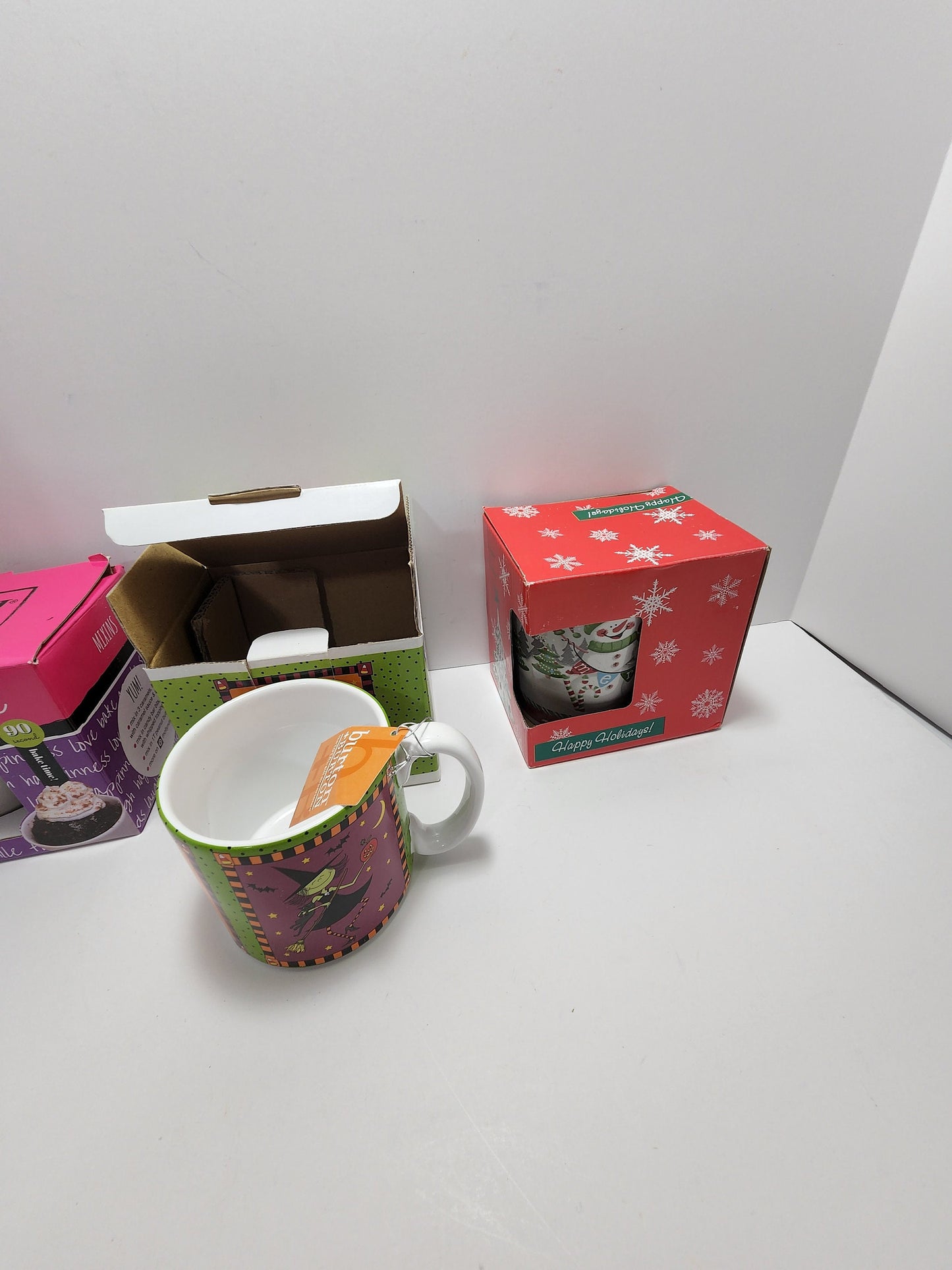 Coffee Mug Gift Sets - Molly & Drew - Halloween - Christmas - Mugs - Coffee Mugs - Halloween Mug - Christmas Mug - Cake Mug - Cakes