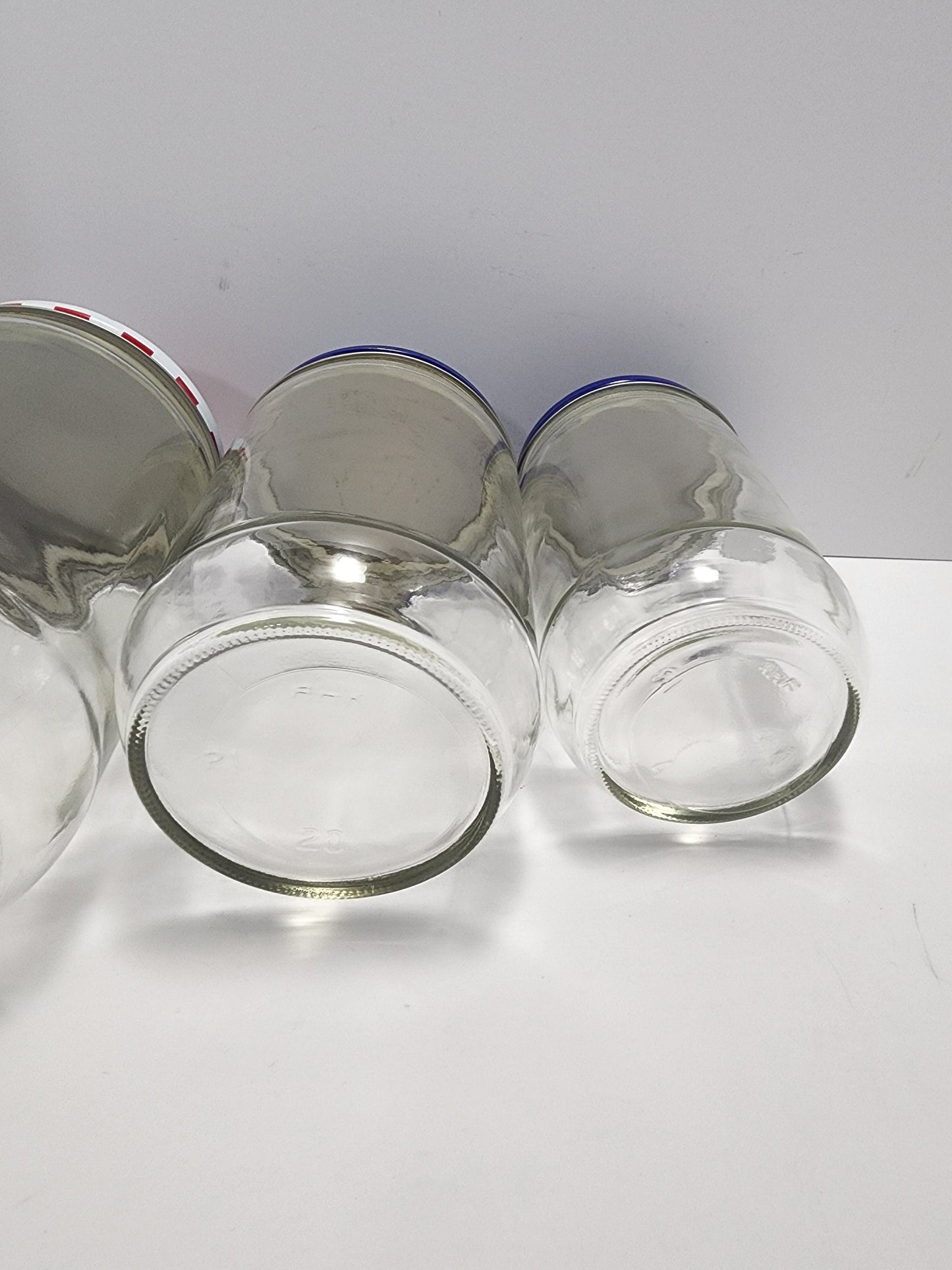 Vintage Skippy Peanut Butter Glass Jars - Skippy - Peanut Butter - Glass Jars - Skippy Jars - Peanut Butter Glass - Vintage Food