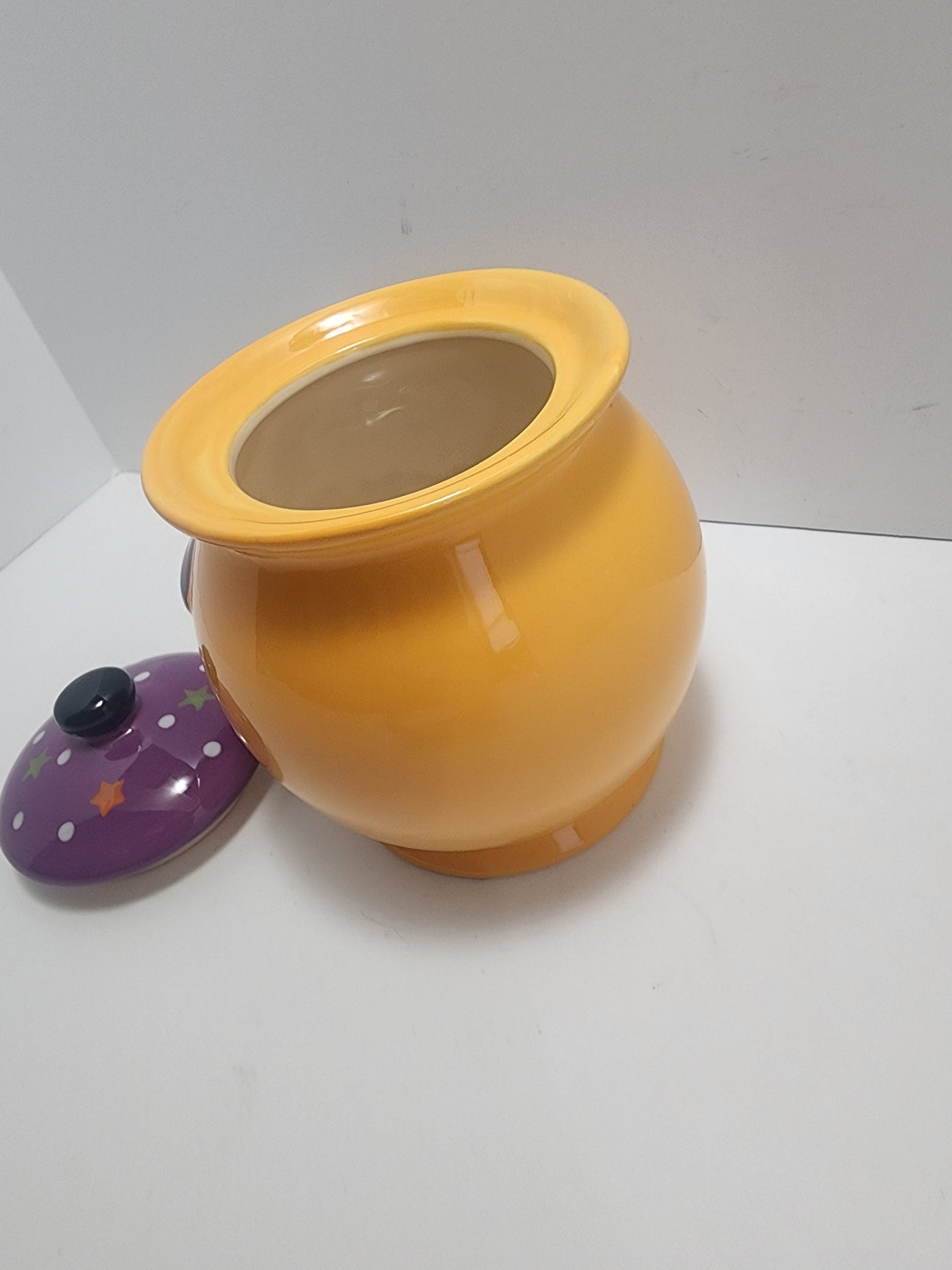 Trick Or Treat Ceramic Pumpkin Halloween Candy Dish Or Decor - Ceramic - Cermaic Dish - Pumpkin - Halloween - Halloween Candy - Halloween