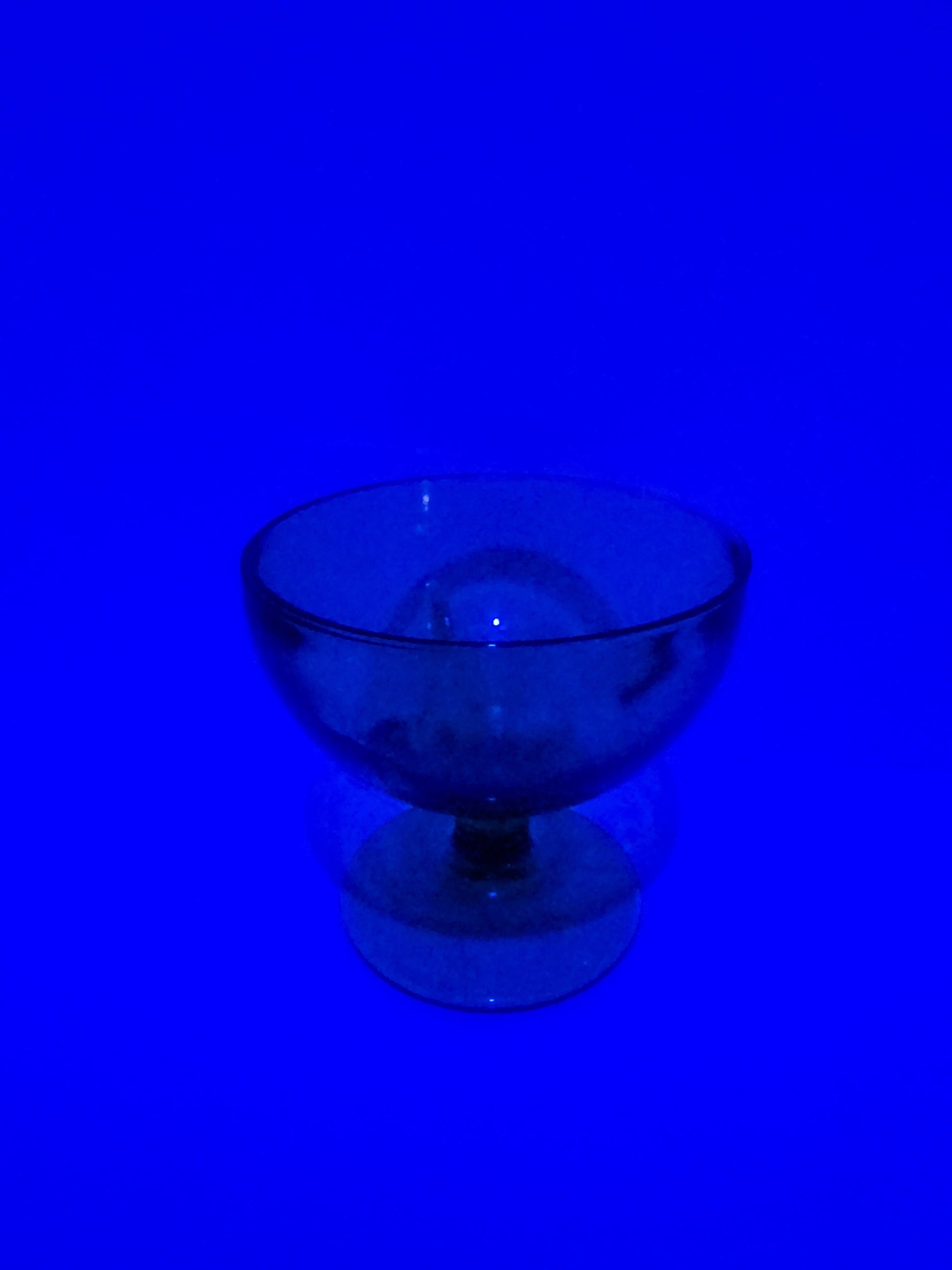 Vintage Green Glass Sherbert Dish or Decor - Green Glass - Sherbert - Sherbert Dish - Green Glass - Tealight Decor - Candle Decor