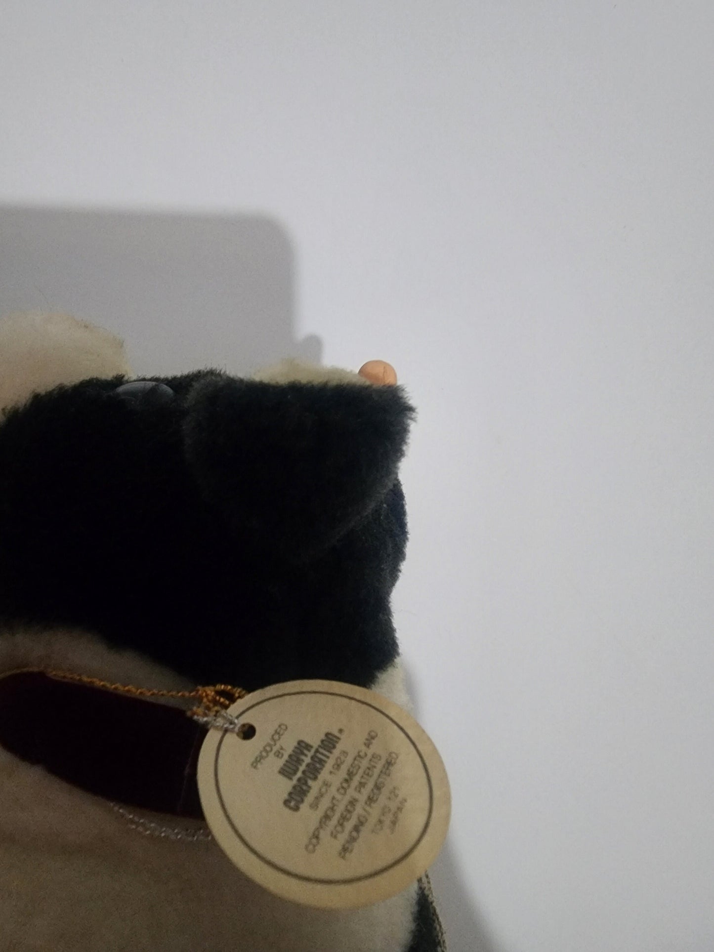 Vintage 1980s Iwaya Roly Poly Dairy Cow - Dairy Cows - Milk Glass - Milk Jar - Cows - Cow Plush - Cow - Cow Toys - Dairy Goodness - Tins