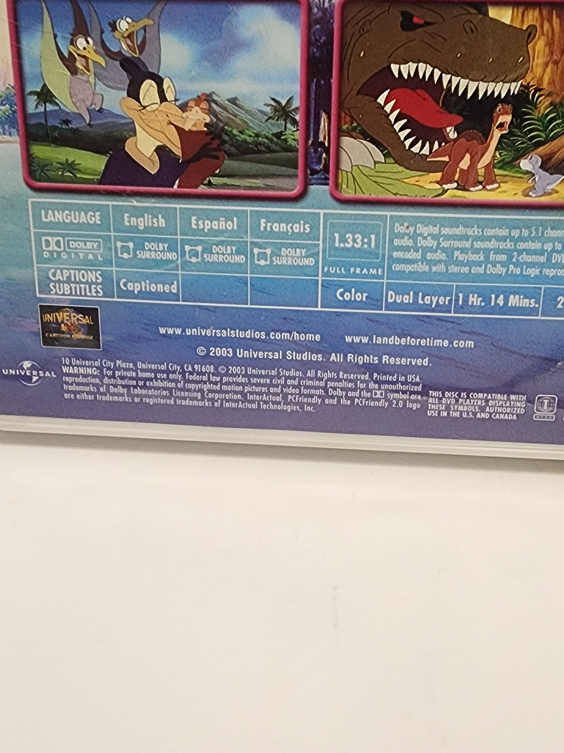 Land Before Time DVD and Sara Toy Figure - Dinosaurs - Land Before Time - Sara - Toys - Dinosaur Movie - Dinosaur Toys