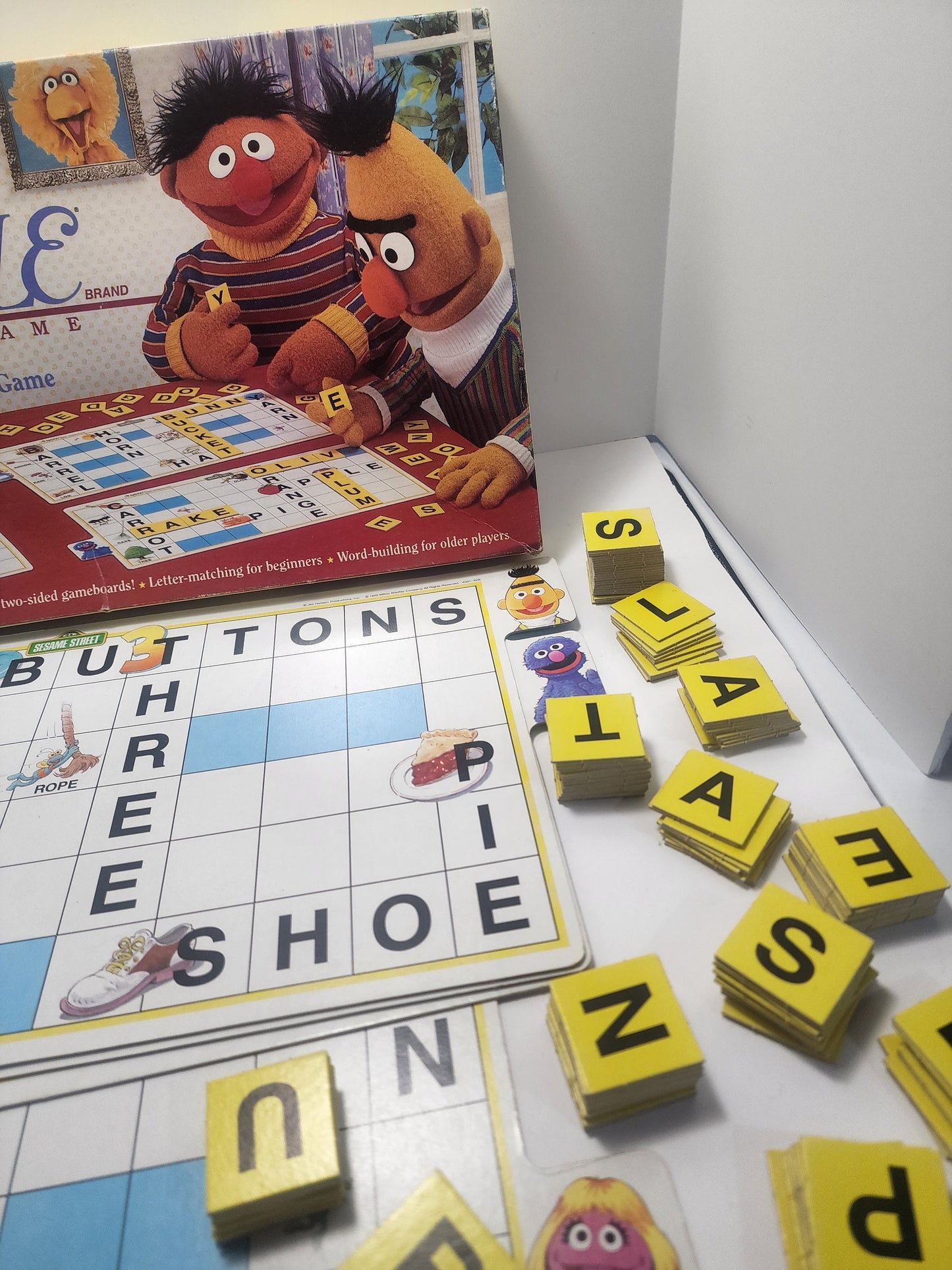 1980s Vintage Sesame Street Scrabble - Scrabble - Board Games - Vintage Board Games - Sesame Street - Sesame Street Games