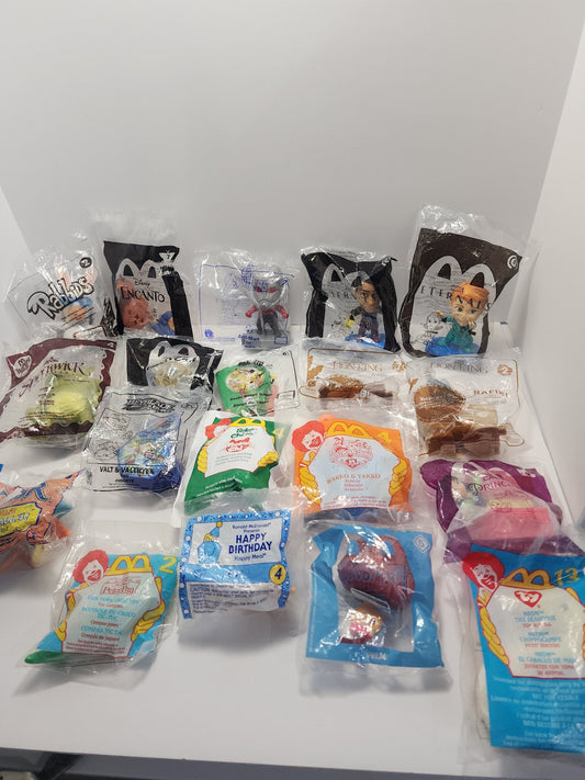 Happy Meal Toys New In Bags - McDonald's- McDonald's Toys - Happy Meal Toys - Fast Food Toys - Scooby Doo - Mario - Toys - Spiderwick