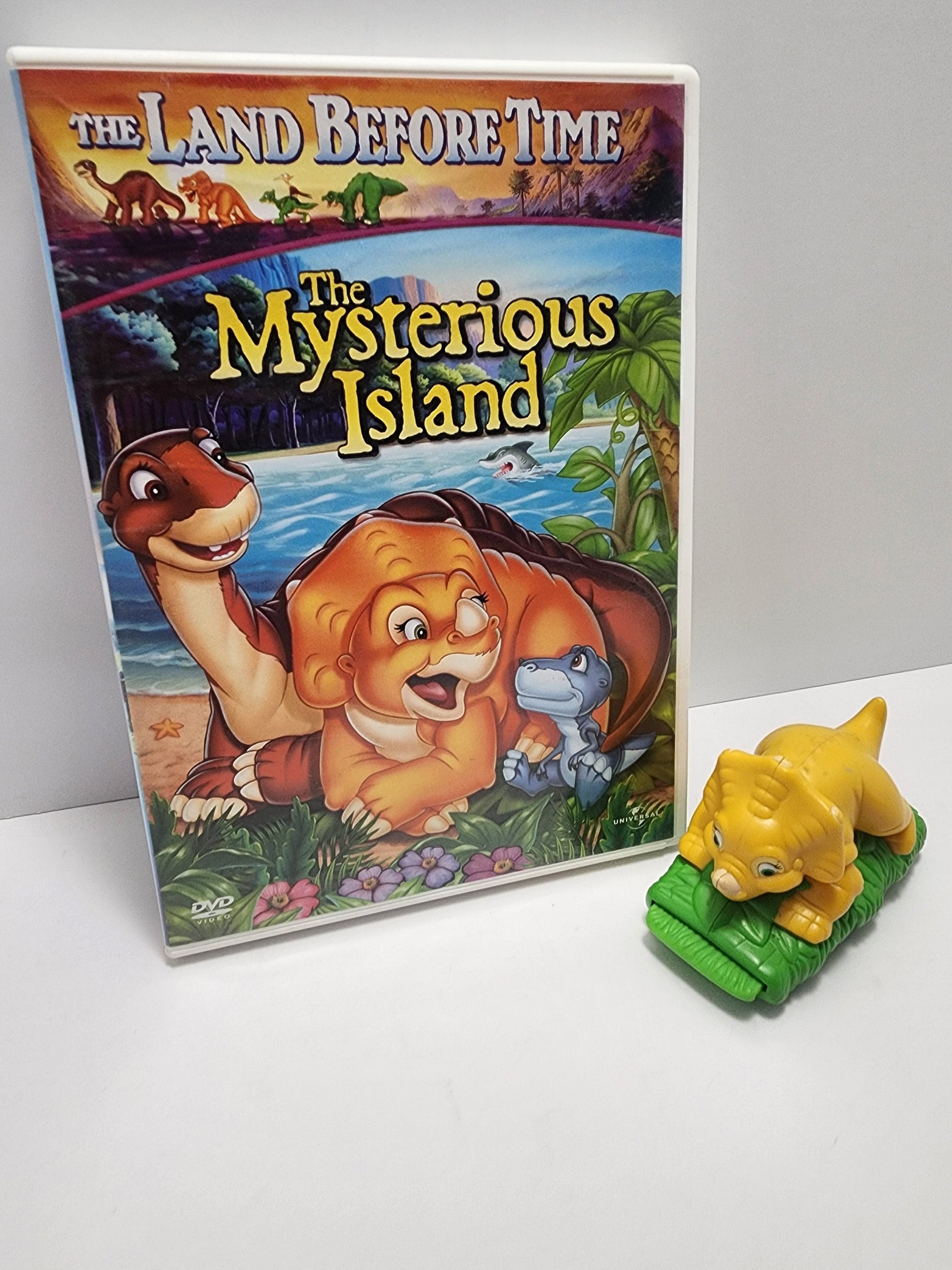 Land Before Time DVD and Sara Toy Figure - Dinosaurs - Land Before Time - Sara - Toys - Dinosaur Movie - Dinosaur Toys