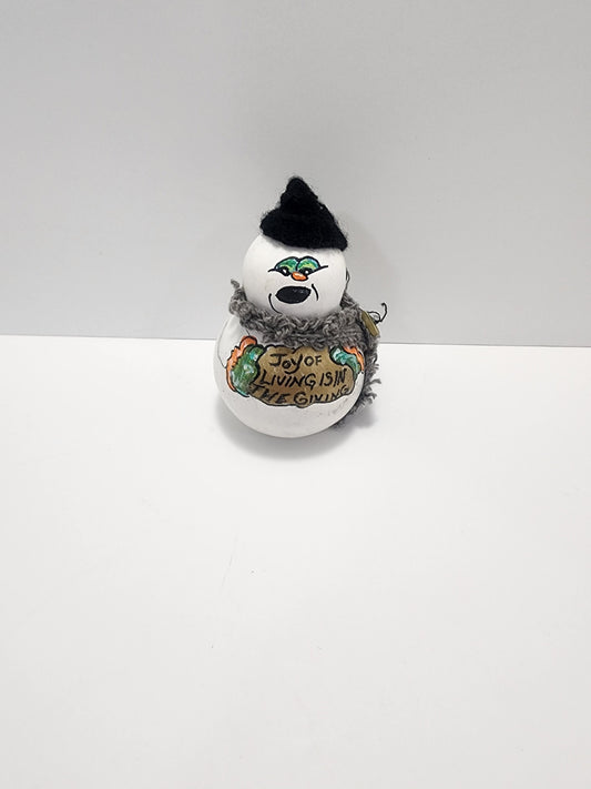 Snowman Hand Crafted Kids Christmas Ornament - Kids Ornament - Handcrafted Ornament - Crafted - Handmade Ornaments - Snowman - Christmas