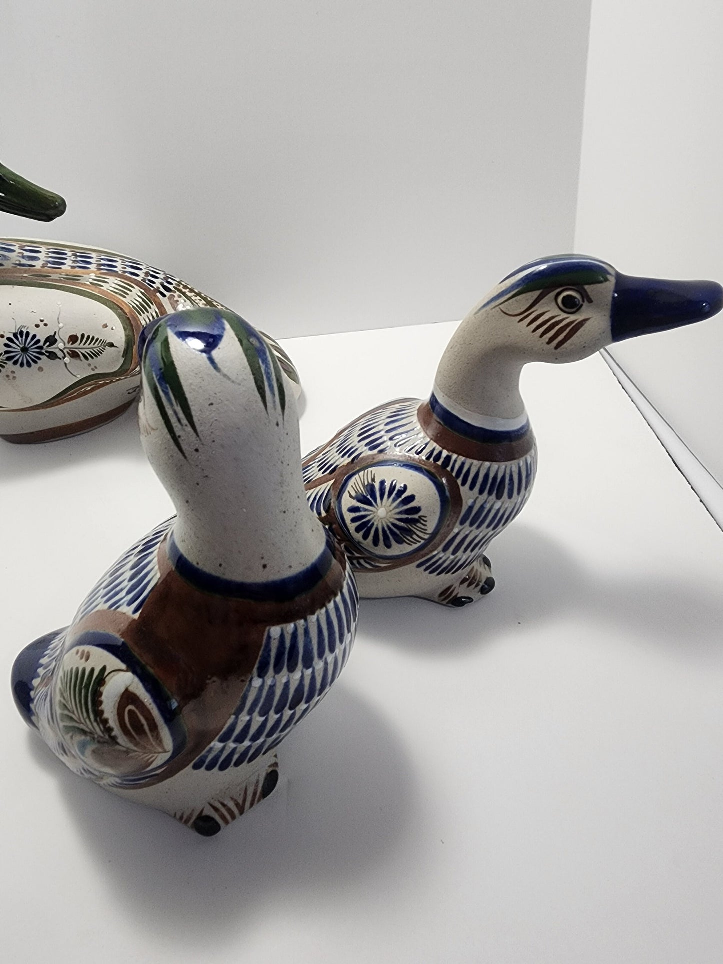 Vintage Nogales Mexican Pottery Folk Art Duck Birds - Pottery - Mexican - Mexican Pottery - Mexico - Ducks - Pottery Ducks - Hand Made