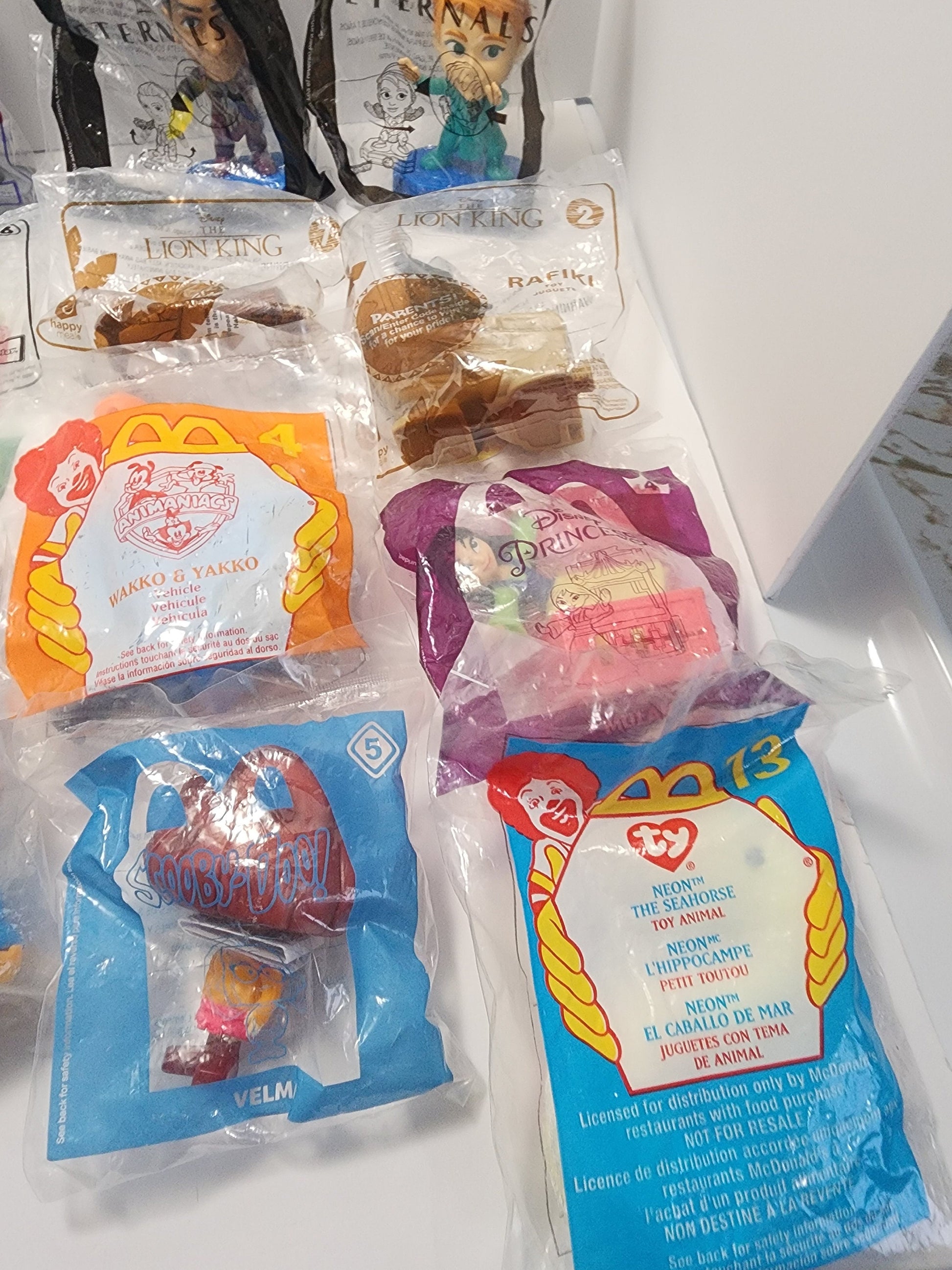 Happy Meal Toys New In Bags - McDonald's- McDonald's Toys - Happy Meal Toys - Fast Food Toys - Scooby Doo - Mario - Toys - Spiderwick