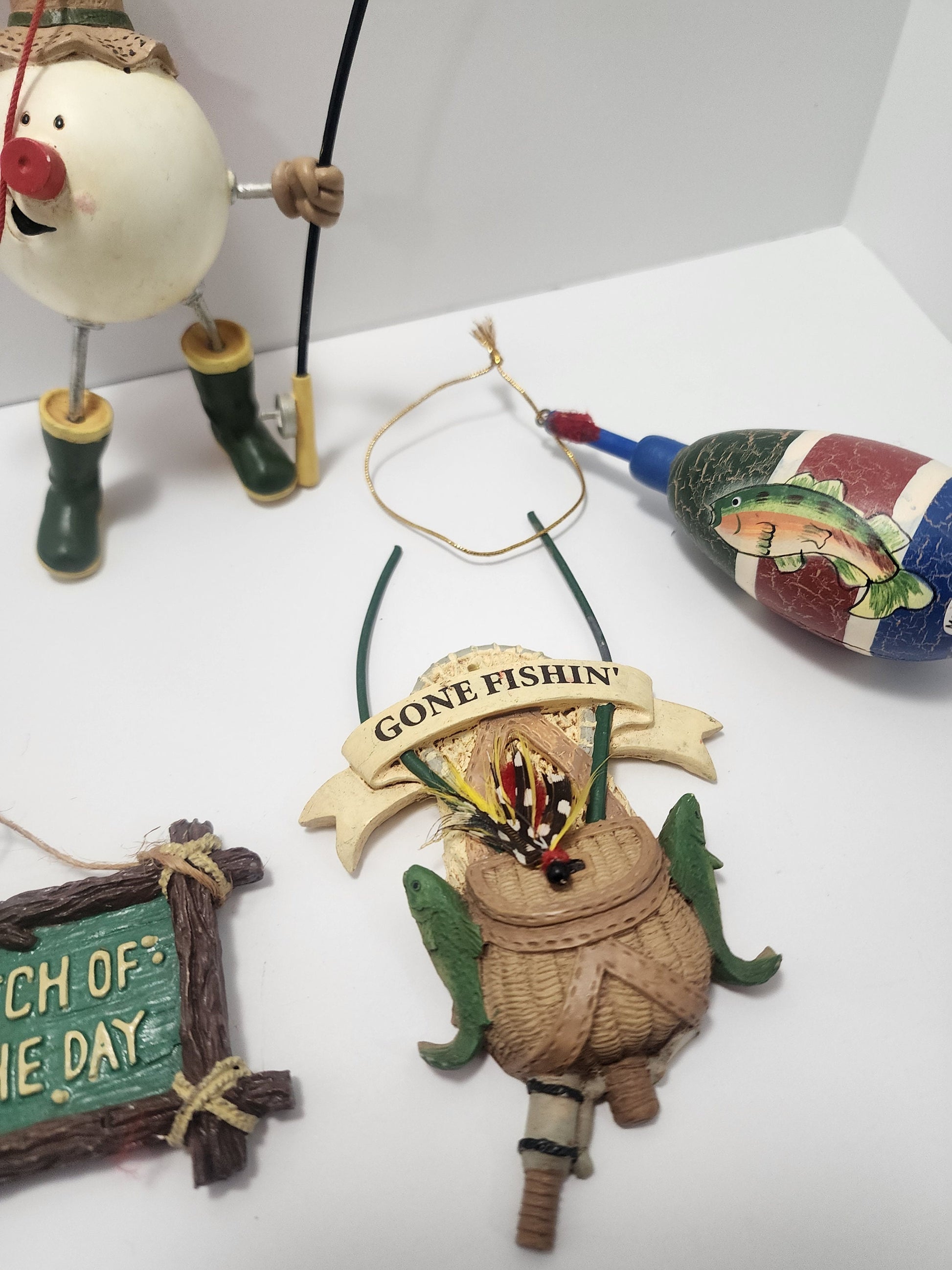 Christmas Ornaments Vintage Fishing - Fishing - Fisherman - Fishing Gifts - Christmas - Christmas Ornaments - Ornaments - Fish Ornaments