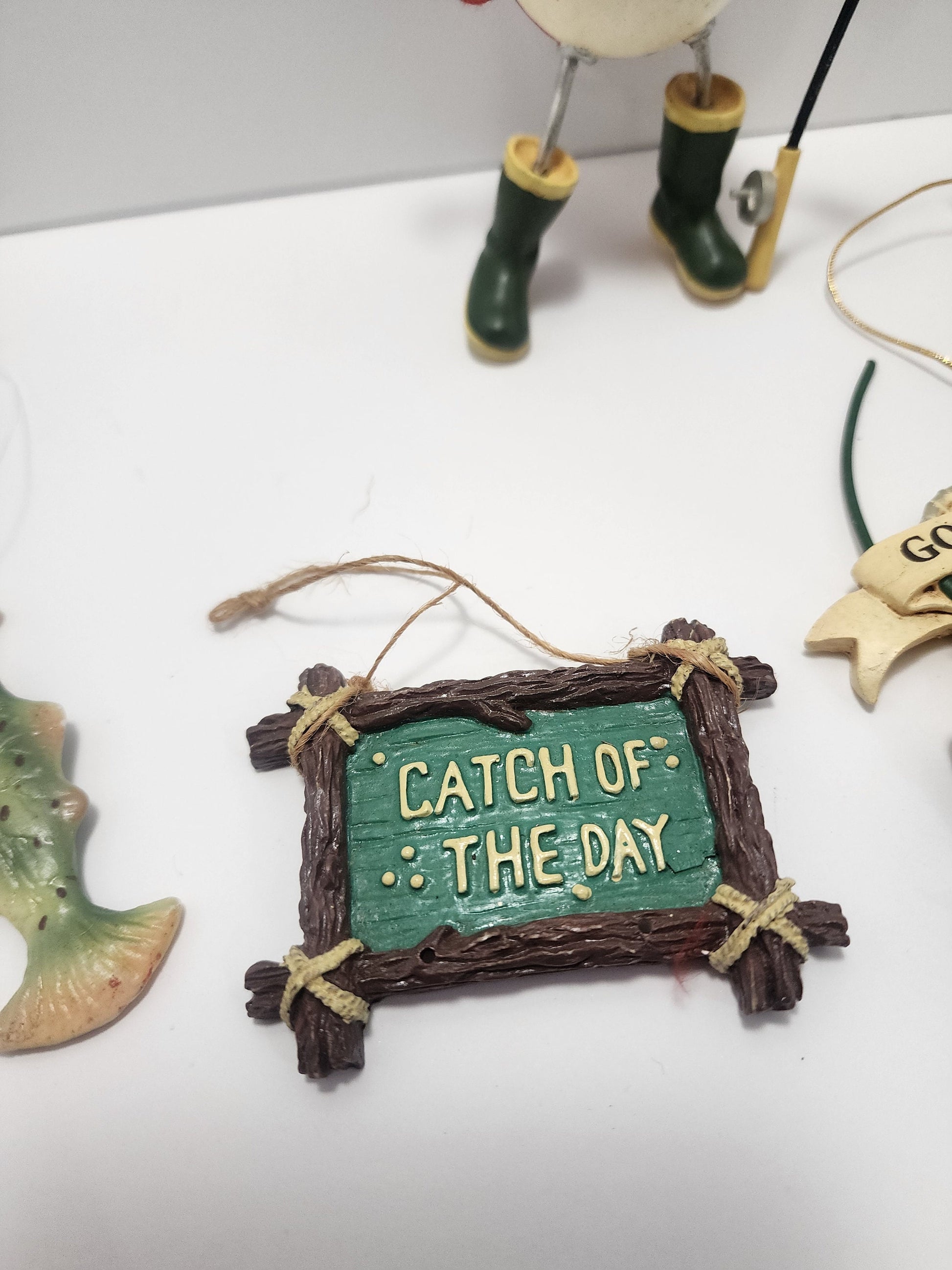 Christmas Ornaments Vintage Fishing - Fishing - Fisherman - Fishing Gifts - Christmas - Christmas Ornaments - Ornaments - Fish Ornaments