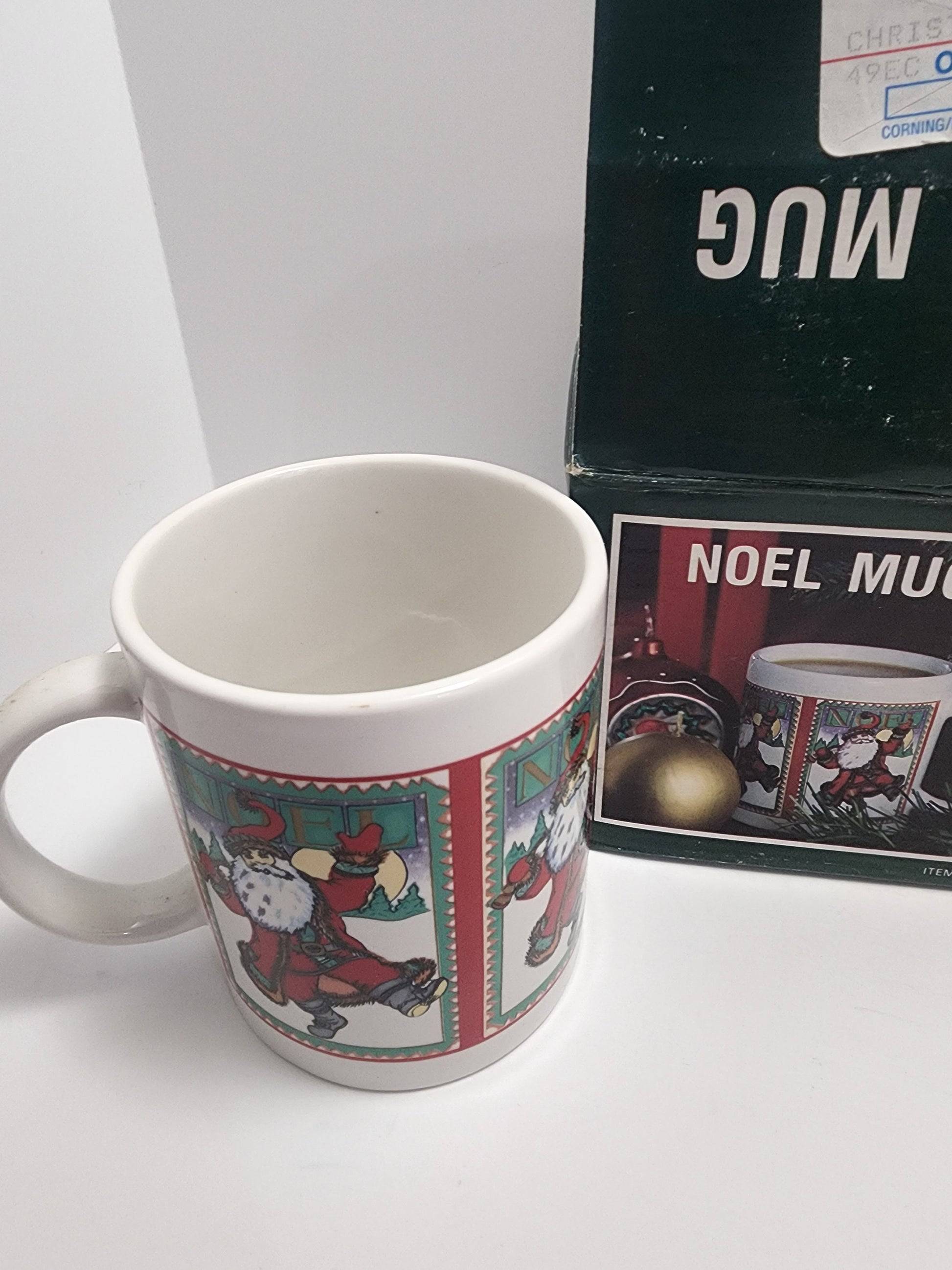 Ceramic Mug Gift Set and Noel Christmas Mug Set - Gift Mug - Christmas Mug - Noel - Ceramic Mug - Mug With Spoon - Gift Set - Mug Set