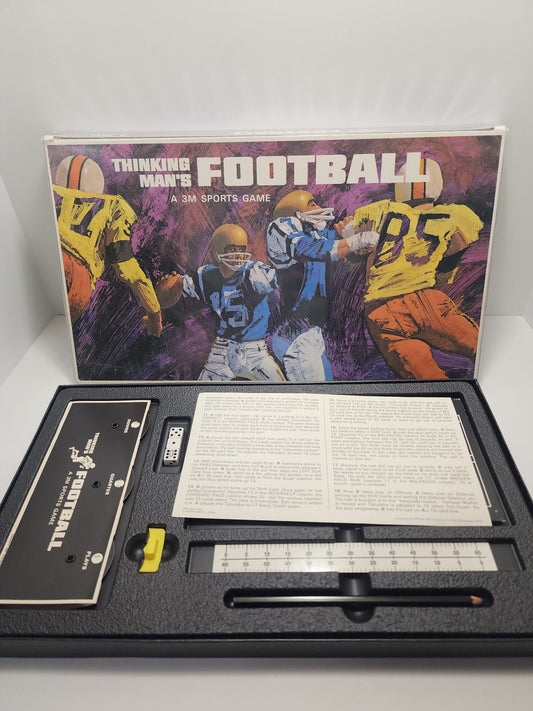 Nfl 1969 Football A Thinking Man's Game Board Game - 3M Game - Board Game - Vintage Games - Football Game - Man - Man Game - Vintage Board
