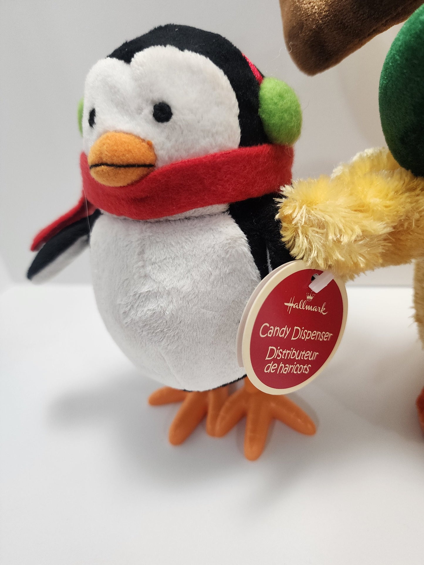 Christmas Stuffed Figures Dandees Collectors Choice Candy Dispenser Penquin - Penquin - Musical - Chicken - Dancing Plush - Christmas