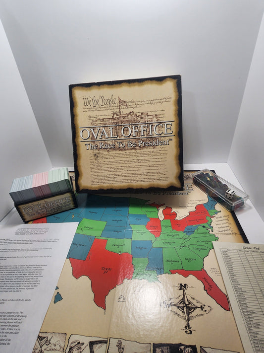 Tailor Oval Office The Race To Be President - Board Games - Vintage Board Games - President - President Games - Family Games - Game Night