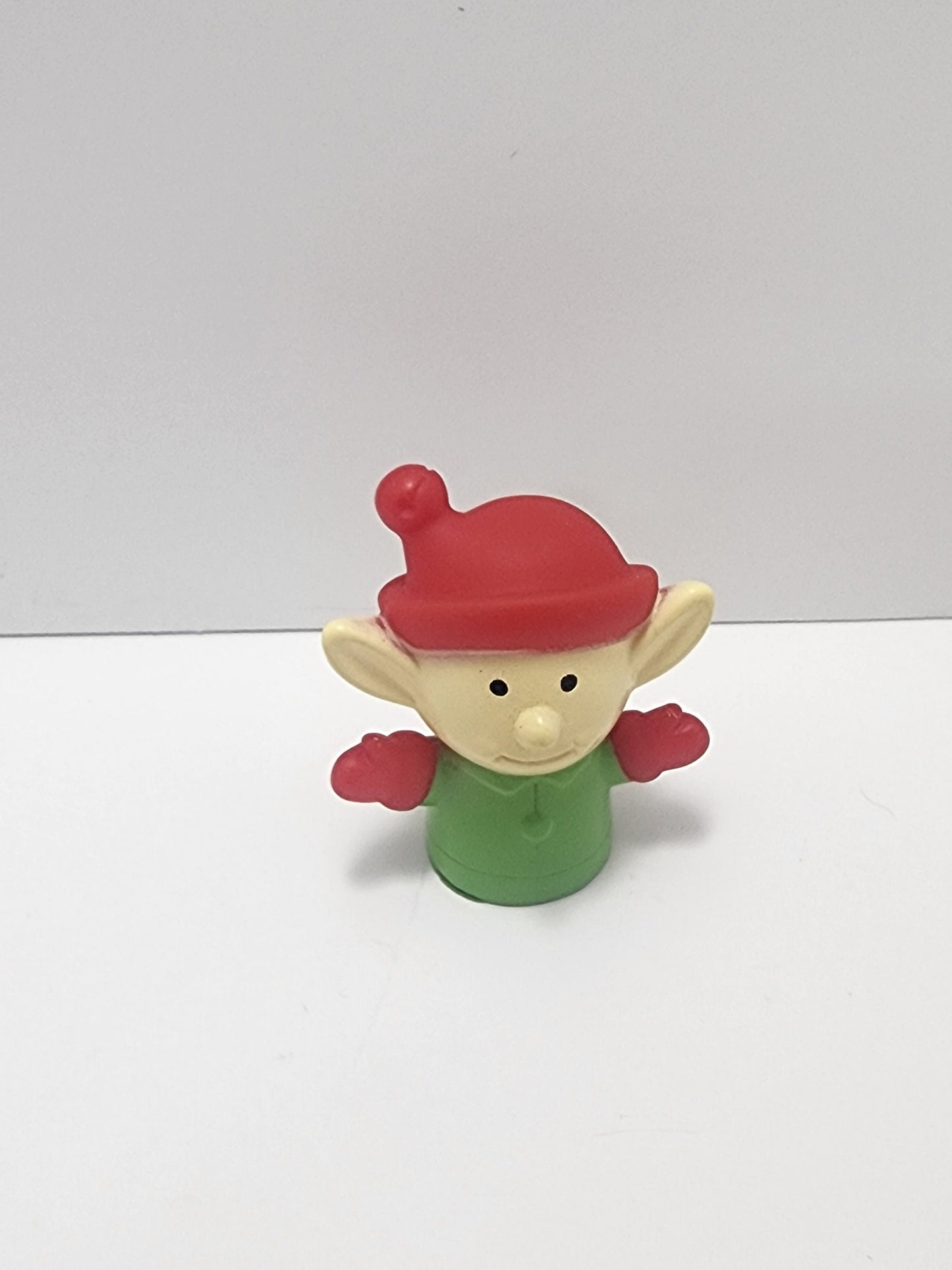 Christmas Elf Vintage Toy Figure - Finger Puppet - Elf - Christmas - Christmas Gift - Christmas Elf - Vintage Toys - Soft Toys - Figurine