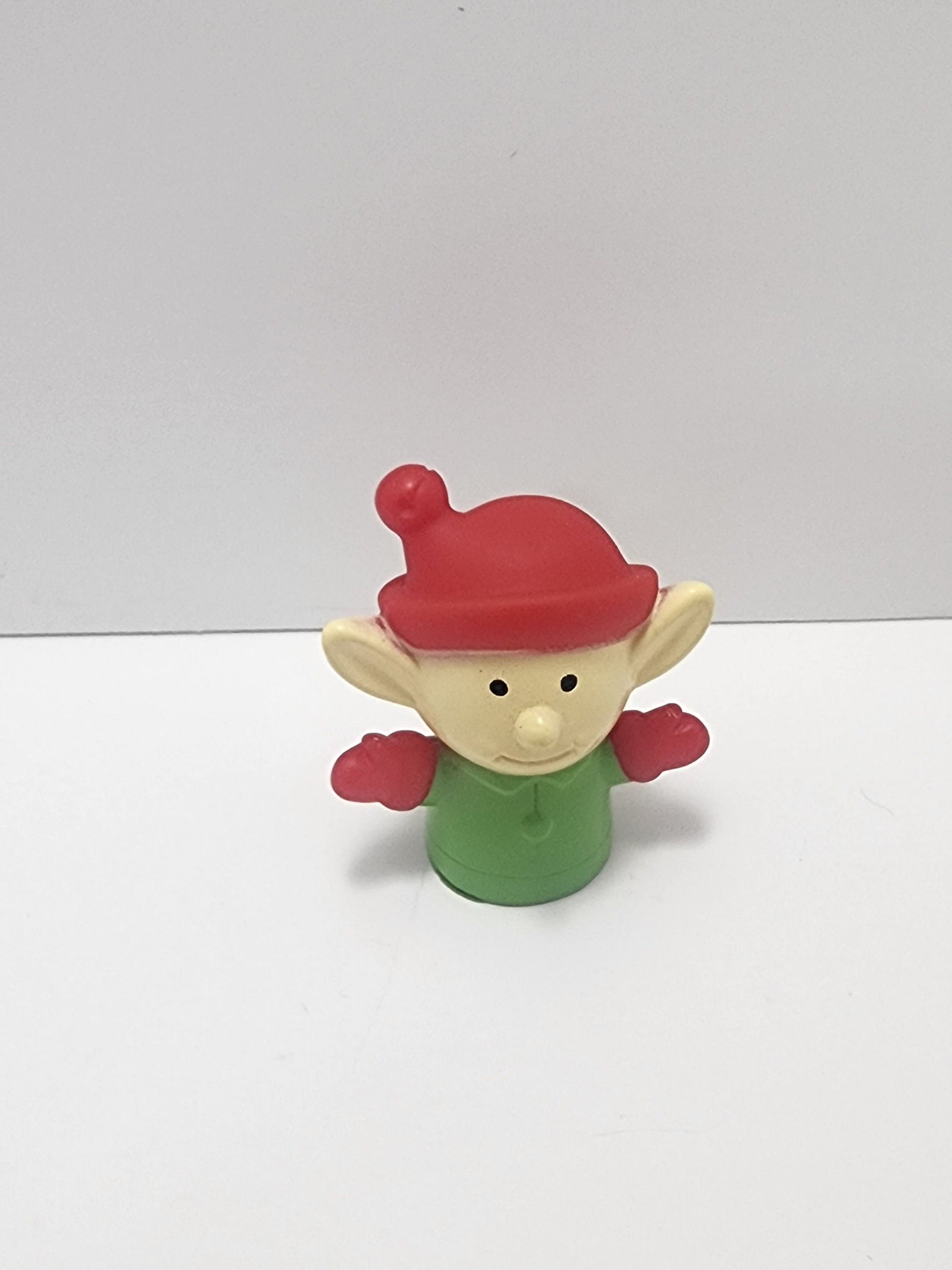 Christmas Elf Vintage Toy Figure - Finger Puppet - Elf - Christmas - Christmas Gift - Christmas Elf - Vintage Toys - Soft Toys - Figurine