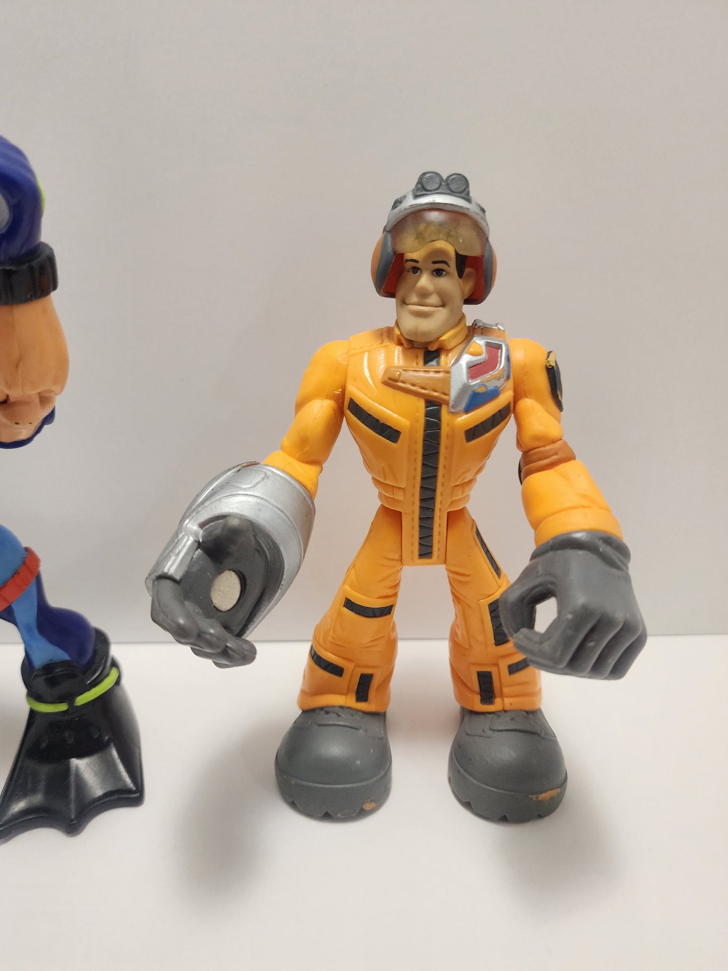 2002 Vintage Fisher Price Rescue Hereos Mattell Hasbro - Fishet Price - Scuba Diver - Hasbro Toy - Mattel - Vintage Toys - Fisher Price