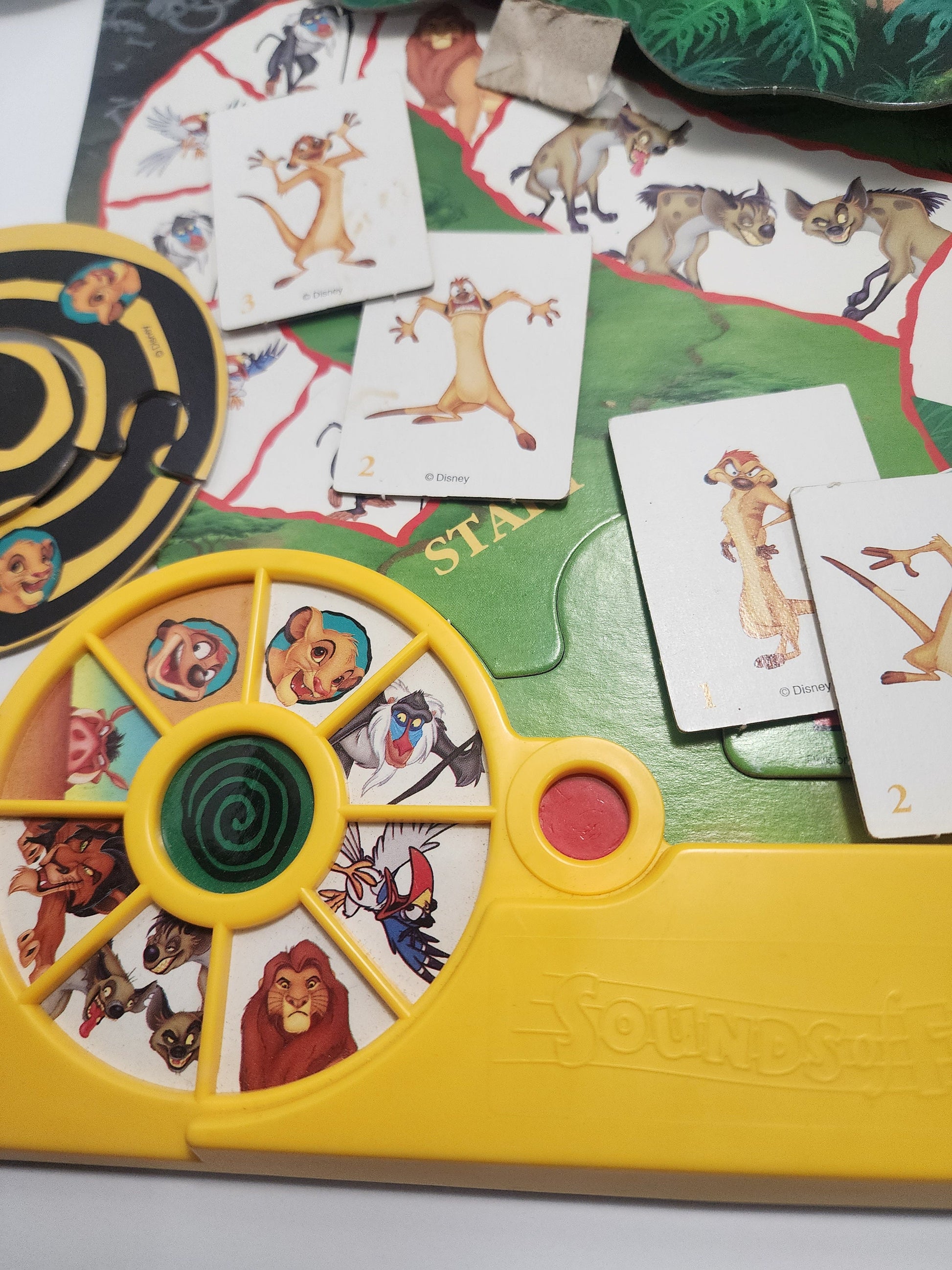 Vintage 1994 The Lion King Offical Board Sounds and Fun - Interactive Game - Board Game - The Lion King - Disney Games - Family Games