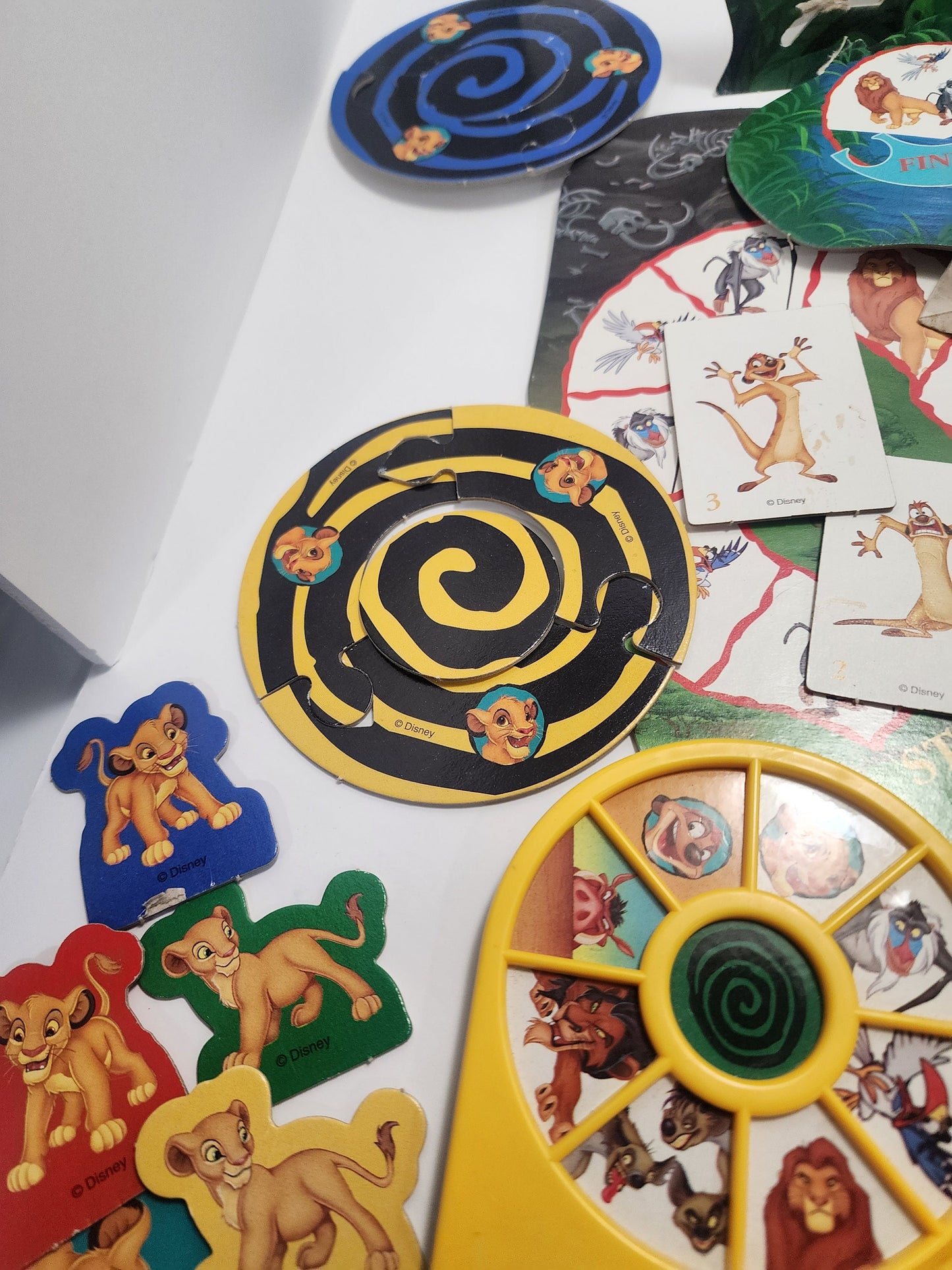 Vintage 1994 The Lion King Offical Board Sounds and Fun - Interactive Game - Board Game - The Lion King - Disney Games - Family Games