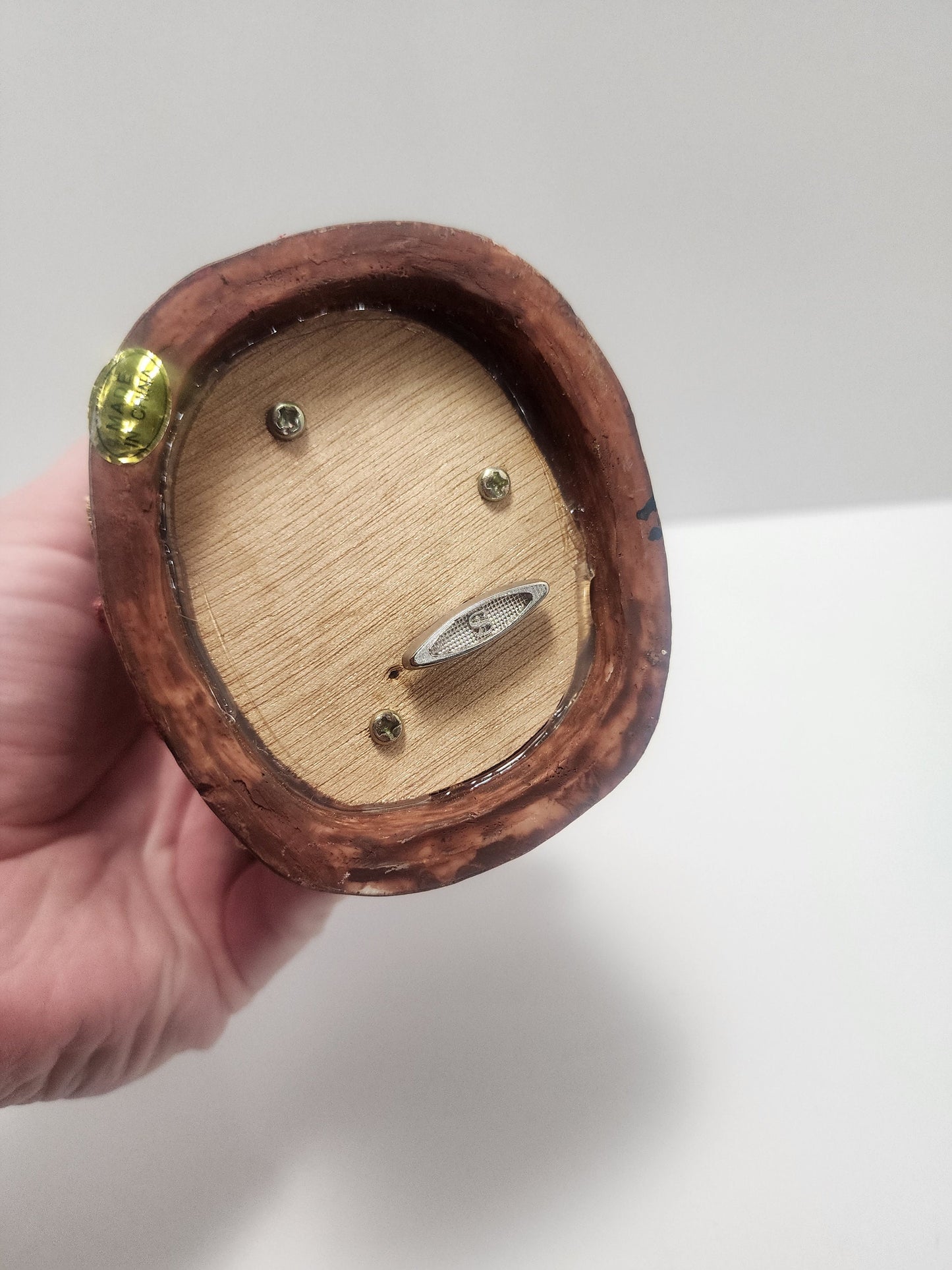 Vintage Santa Musical Statue - Santa - Santa Figure - Santa Statue - Musical Box - Christmas Decor - Christmas Music - Music Box