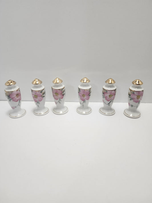 Noritake Azelea Vintage Salt and Pepper Shakers Set of 2 - Salt n Pepper - Salt And Pepper Shakers - Vintage Salt and Pepper - Noritake
