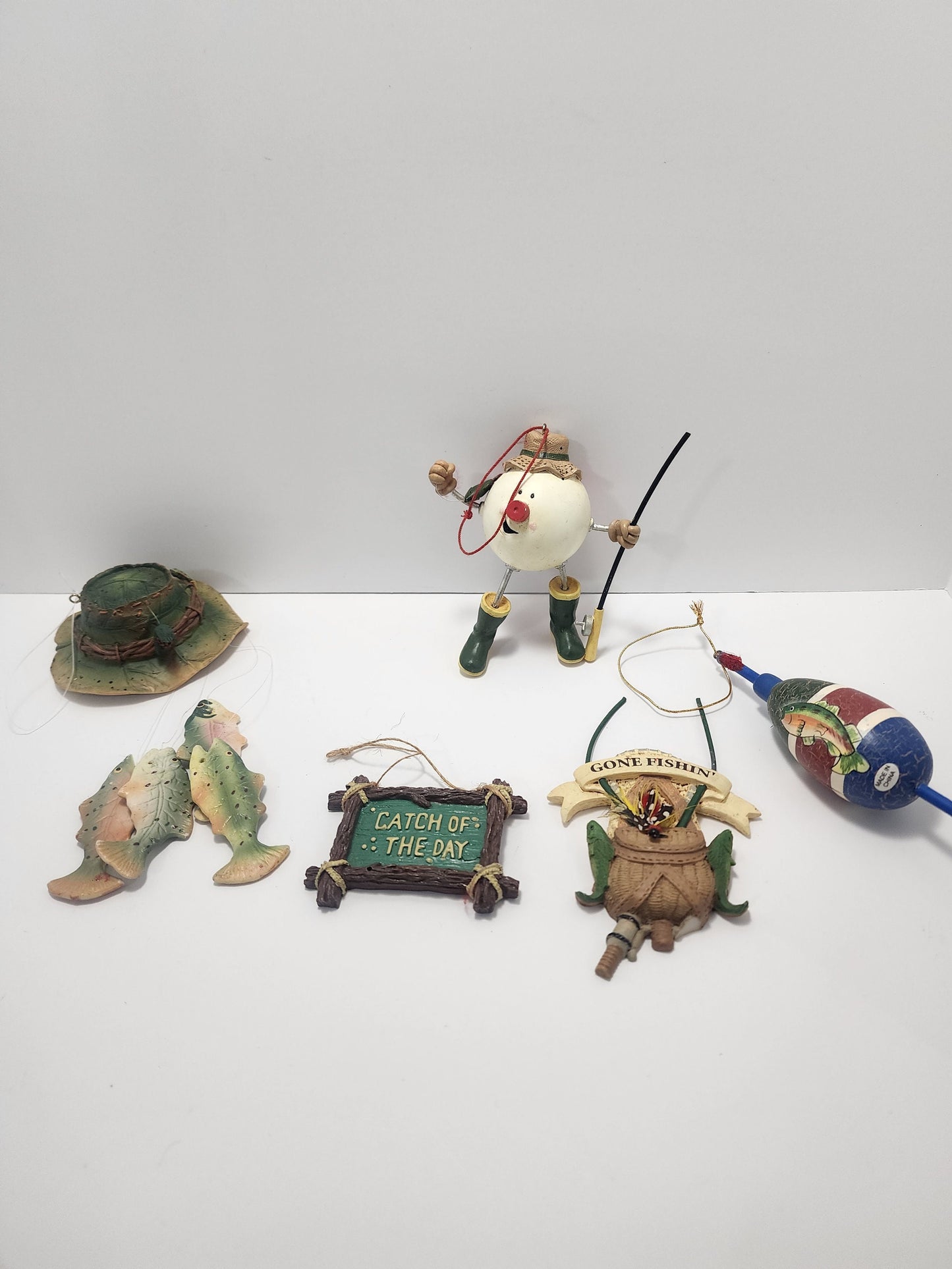 Christmas Ornaments Vintage Fishing - Fishing - Fisherman - Fishing Gifts - Christmas - Christmas Ornaments - Ornaments - Fish Ornaments