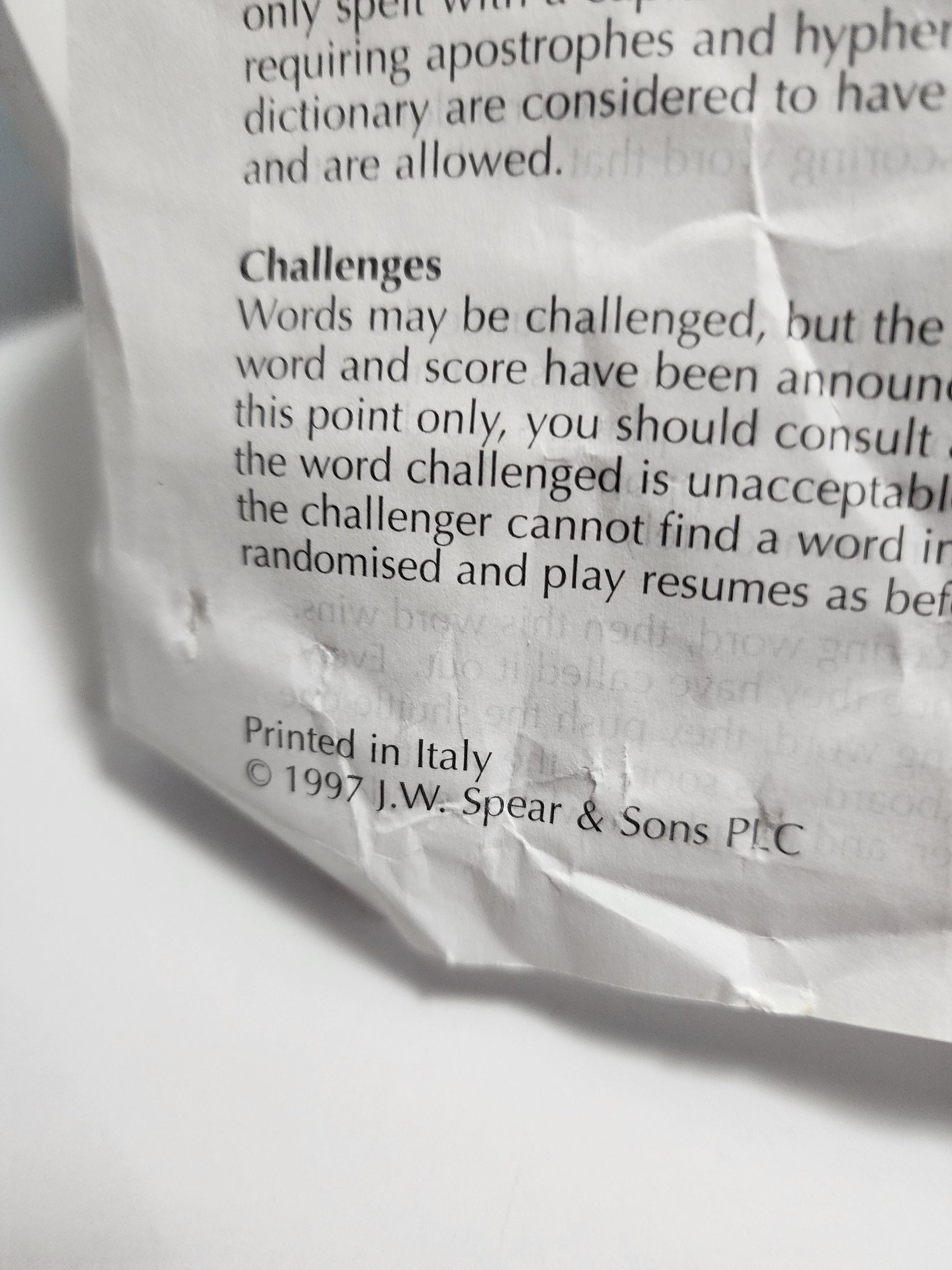 Scrabble Head To Head Vintage Board Game 1997 - Scrabble - Board Game - Vintage Game - Vintage Board Game - Scrabble Board Game