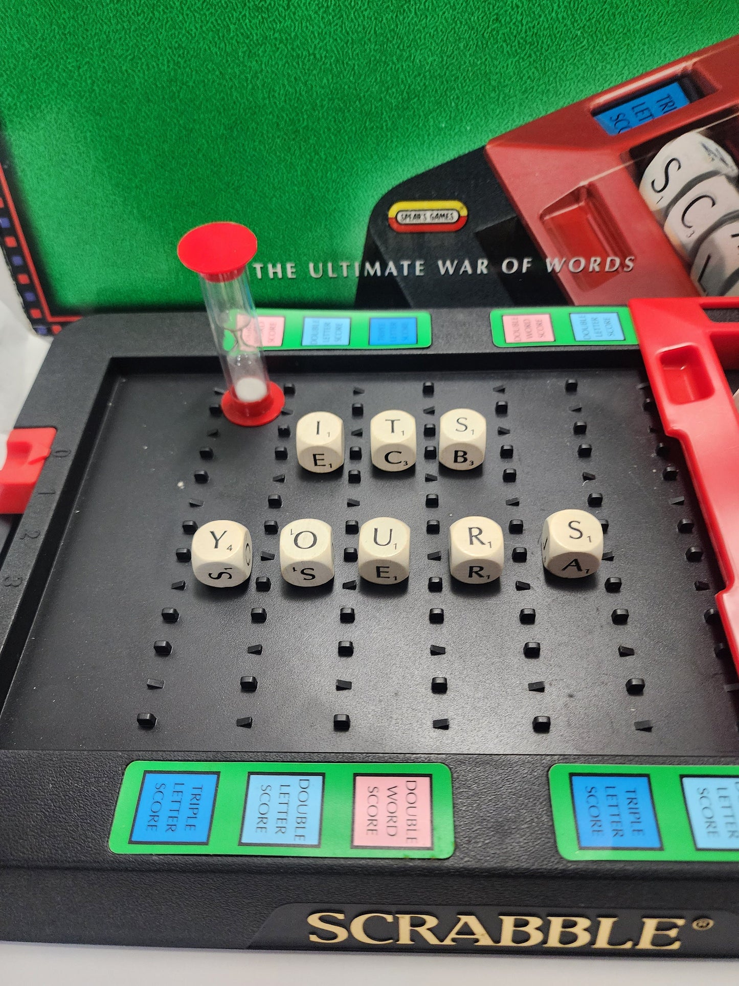 Scrabble Head To Head Vintage Board Game 1997 - Scrabble - Board Game - Vintage Game - Vintage Board Game - Scrabble Board Game