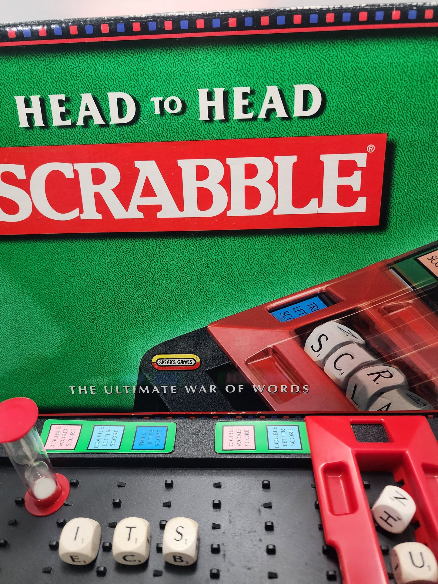 Scrabble Head To Head Vintage Board Game 1997 - Scrabble - Board Game - Vintage Game - Vintage Board Game - Scrabble Board Game