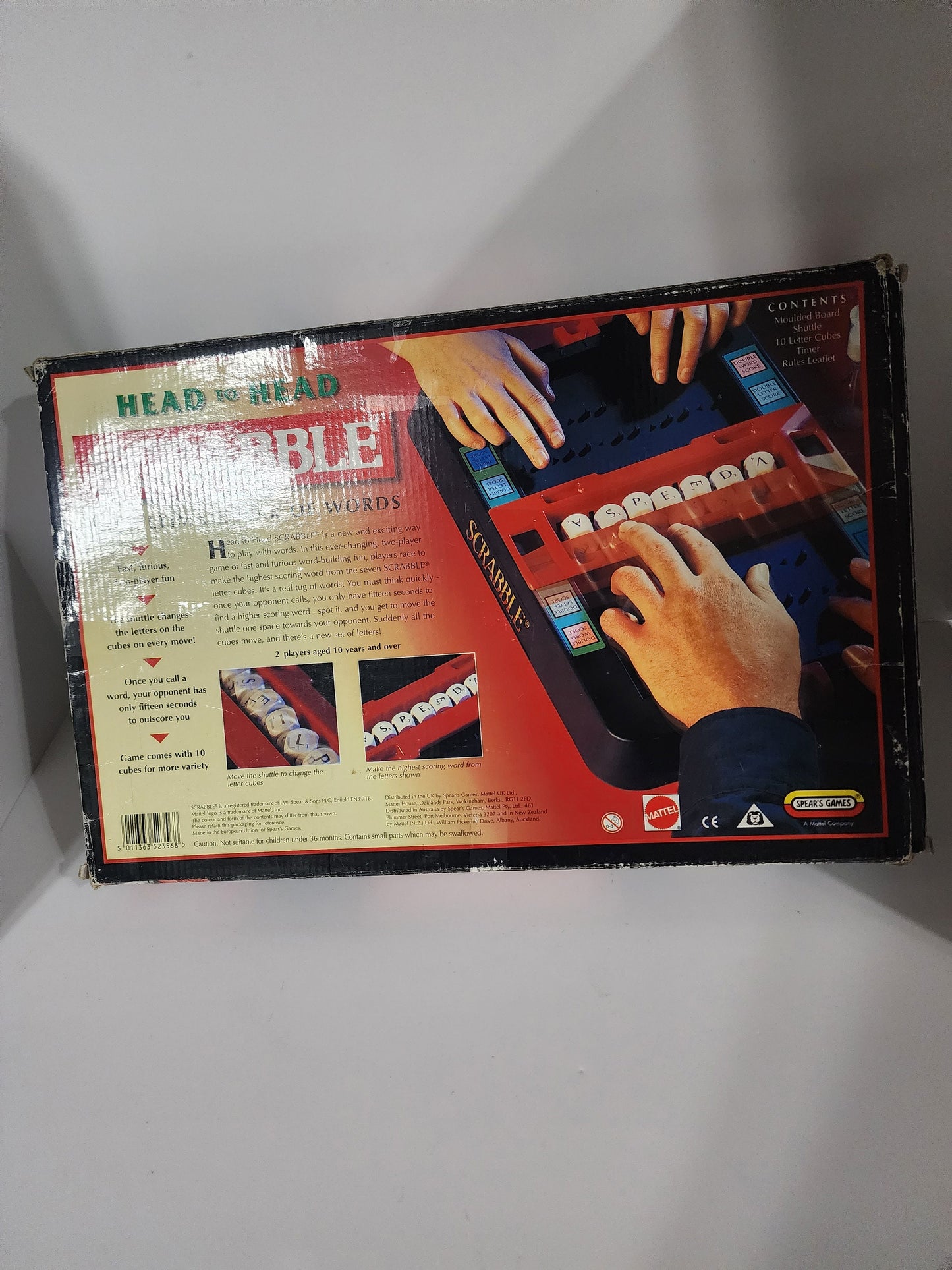 Scrabble Head To Head Vintage Board Game 1997 - Scrabble - Board Game - Vintage Game - Vintage Board Game - Scrabble Board Game