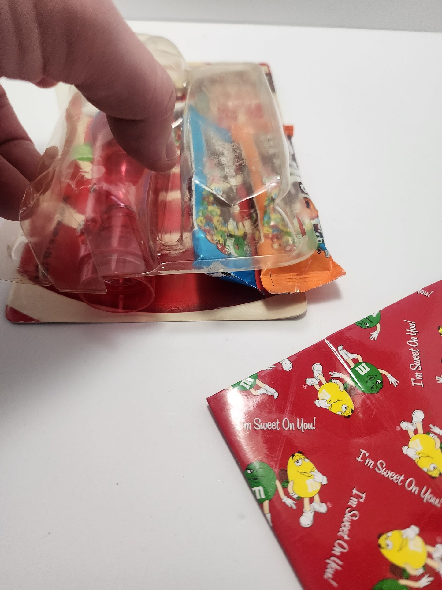 M&m Vintage 1990s Lot Of Goodies - Candy - Vintage Candy - MnMs - Gift Bag - Christnas Gift - Puzzle - Candy Dispenser