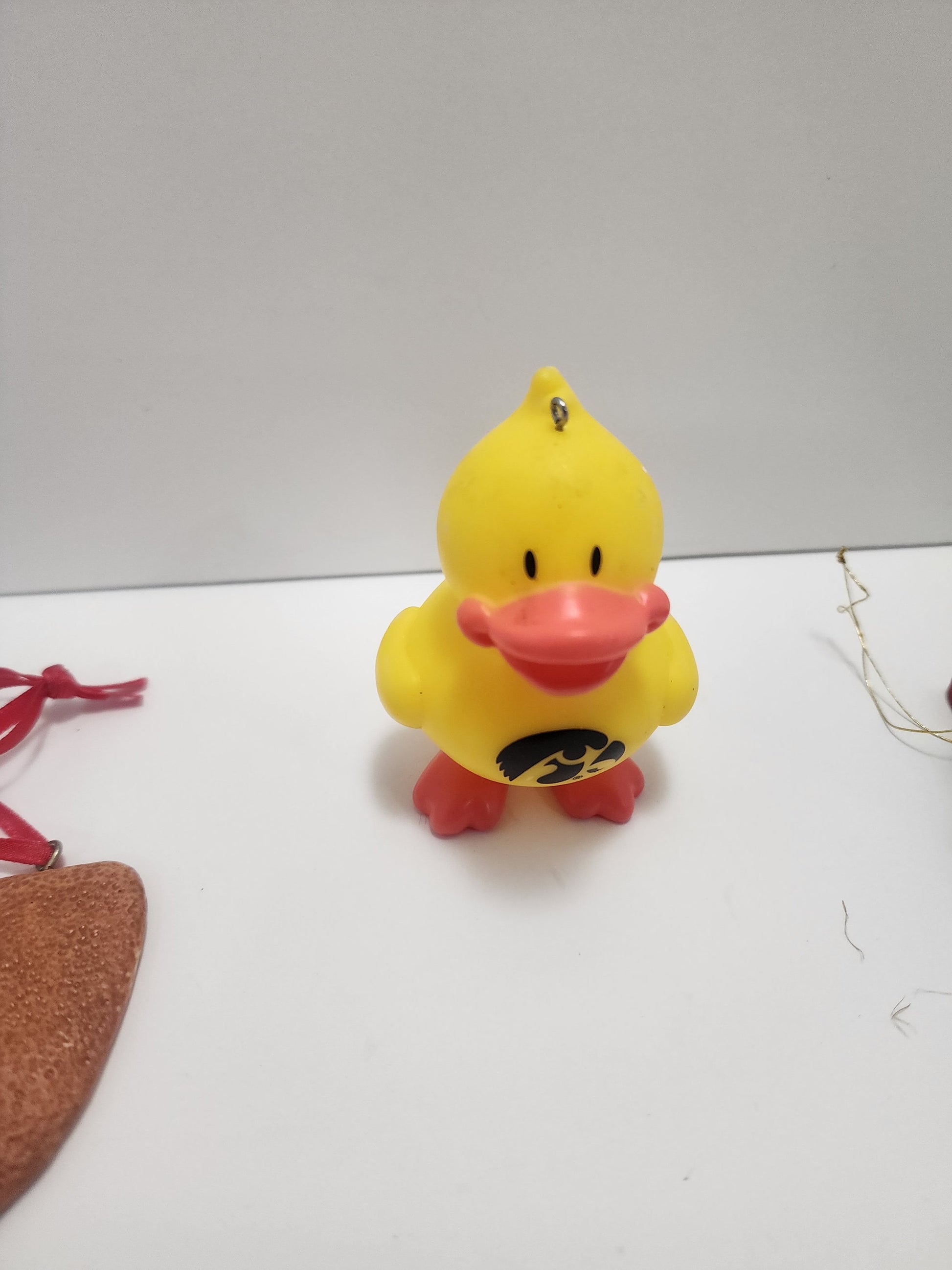 Christmas Ornament Lot Of 3 - Christmas - Christmas Ornament - Bear - Football - Ornaments - Football Ornaments - Iowa Hawkeyes - Iowa